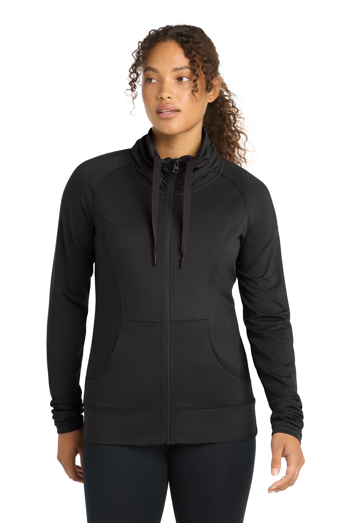 Sport-Tek-®--Women's-Sport-Wick-®--Stretch-Full-Zip-Jacket.-LST852-20
