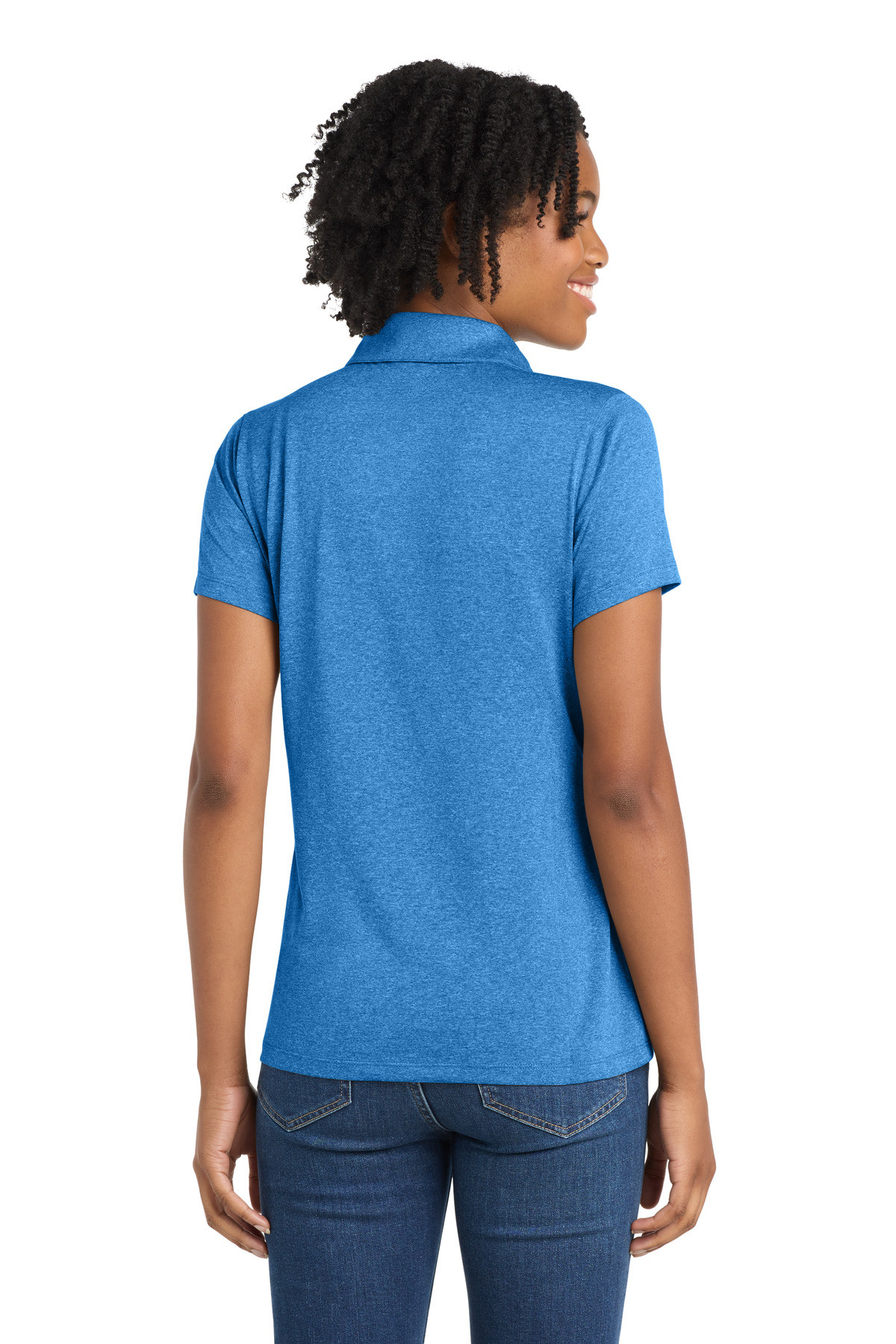 Sport-Tek-®--Women's-Heather-Contender™-Polo.-LST660-6