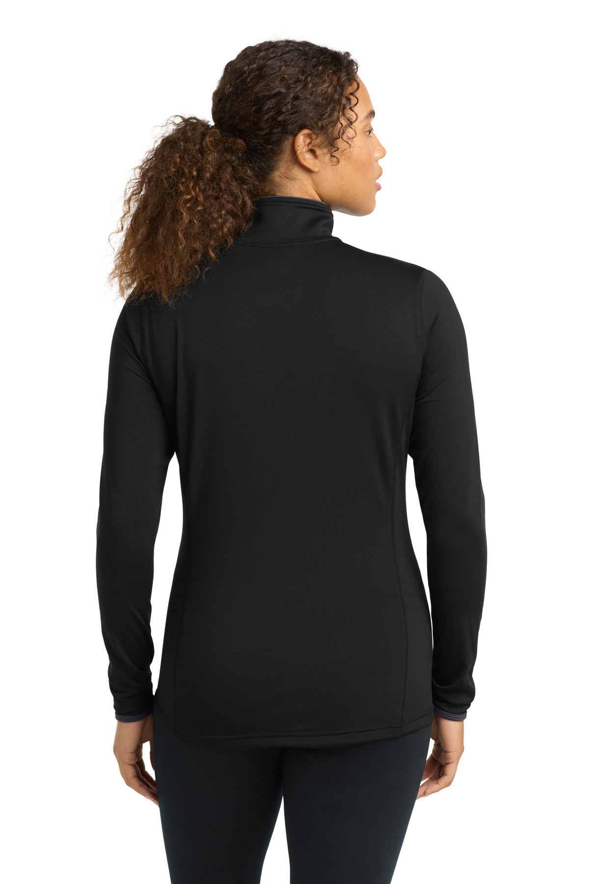 Sport-Tek-®--Women's-Sport-Wick-®--Stretch-Contrast-Full-Zip-Jacket.--LST853-24