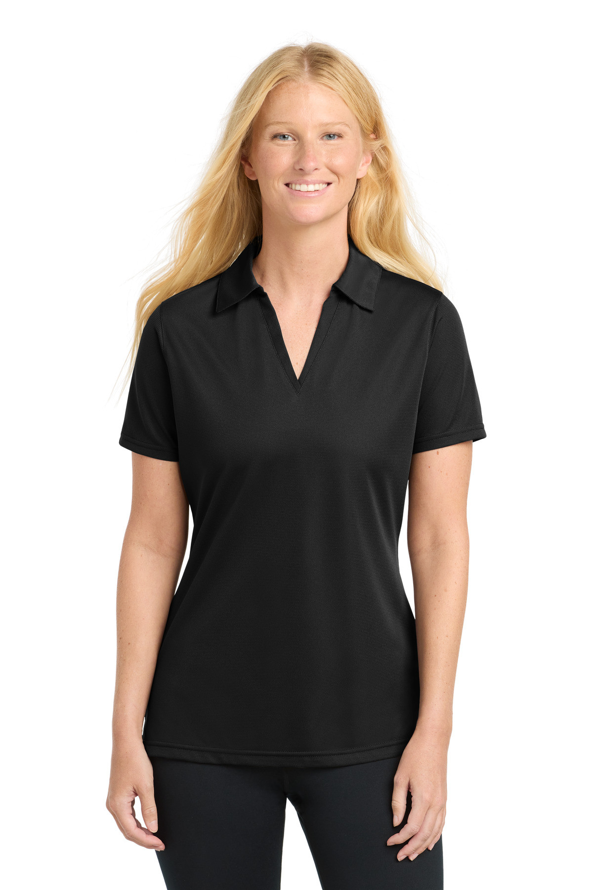 Sport-Tek-®--Women's-PosiCharge-®--Active-Textured-Polo.-LST690-18