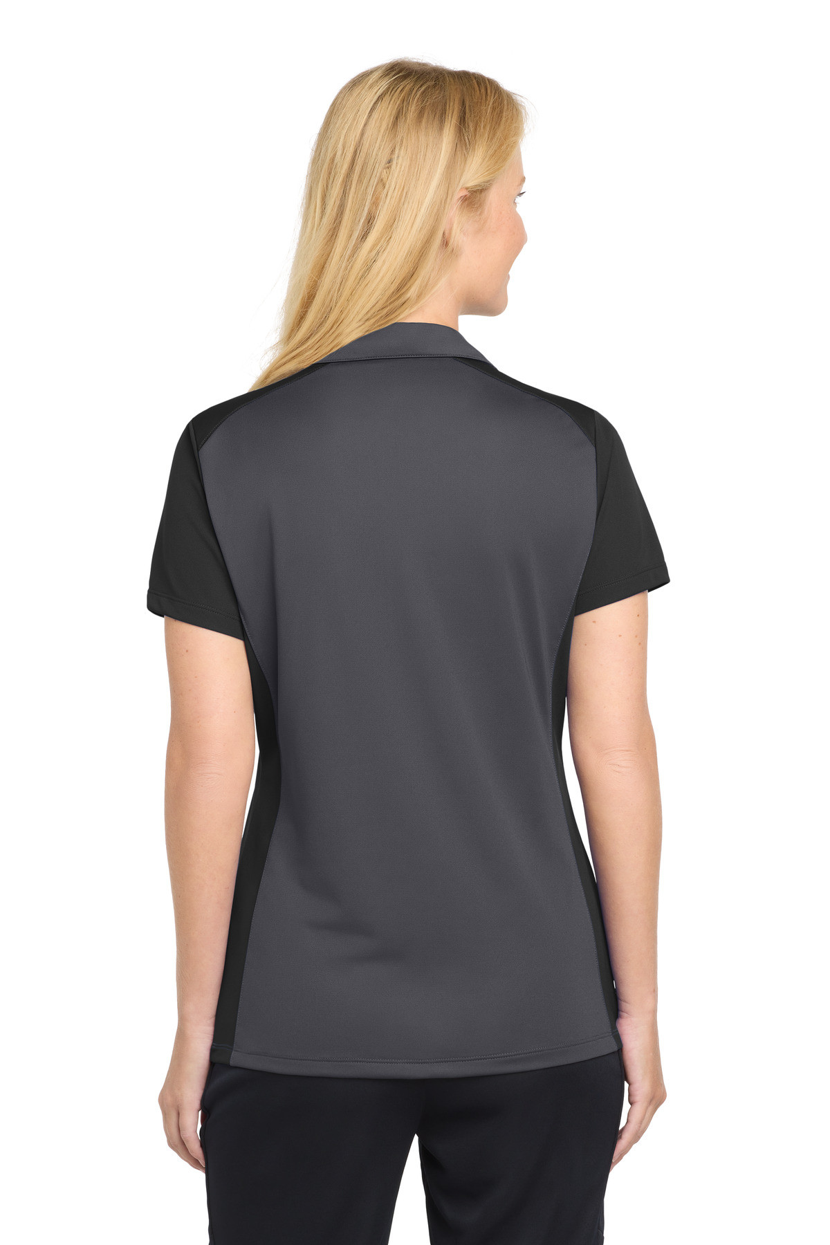 Sport-Tek-®--Women's-Colorblock-Micropique-Sport-Wick-®--Polo.-LST652-35