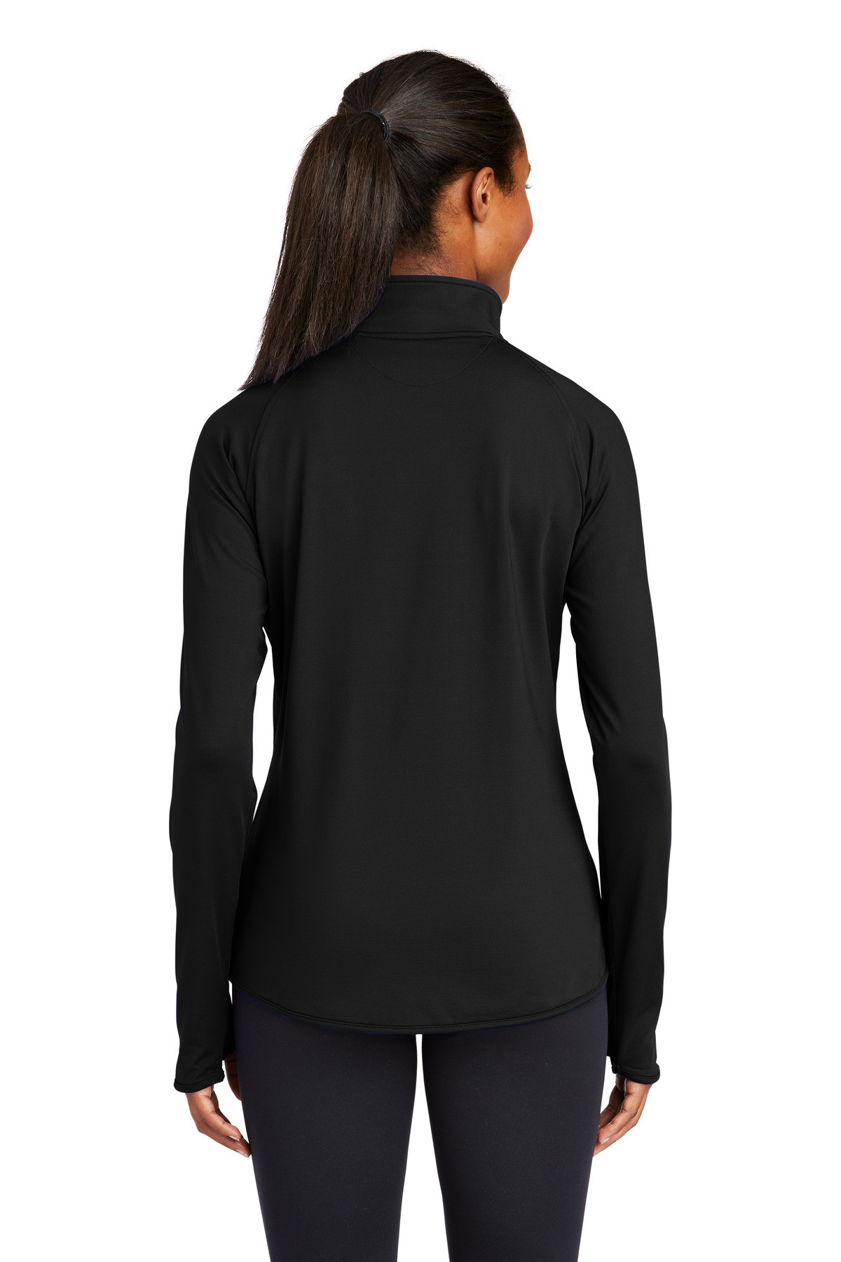 Tek-®--Women's-Sport-Wick-®--Stretch-1/4-Zip-Pullover.-LST850-2