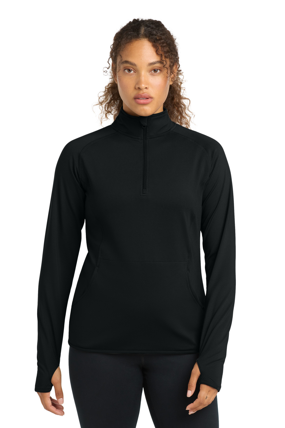 Sport-Tek-®--Women's-Sport-Wick-®--Stretch-1/4-Zip-Pullover.-LST850-6