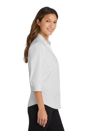 Port Authority ®  Women's 3/4-Sleeve Carefree Poplin Shirt. LW102