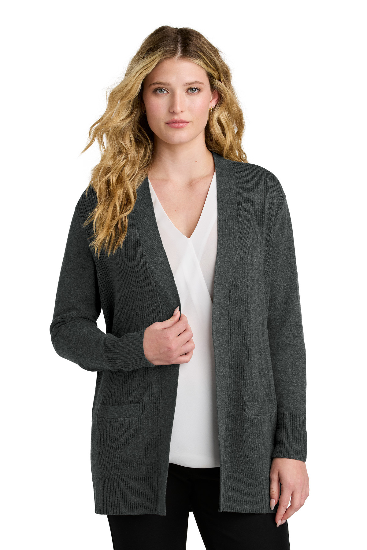Port-Authority-®--Women's-Easy-Care-Open-Front-Cardigan-Sweater-LSW2890-1