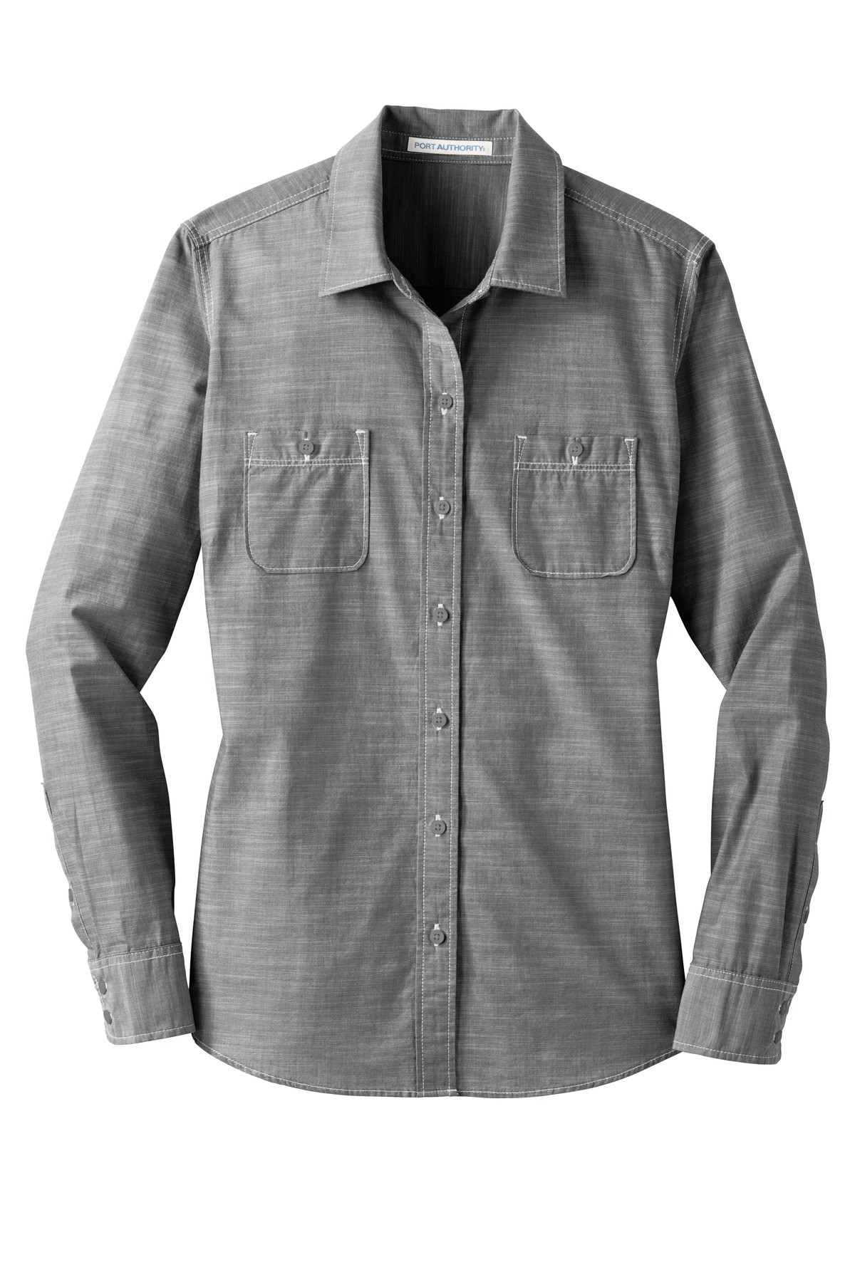 Port-Authority-®--Women's-Slub-Chambray-Shirt.-LW380-30