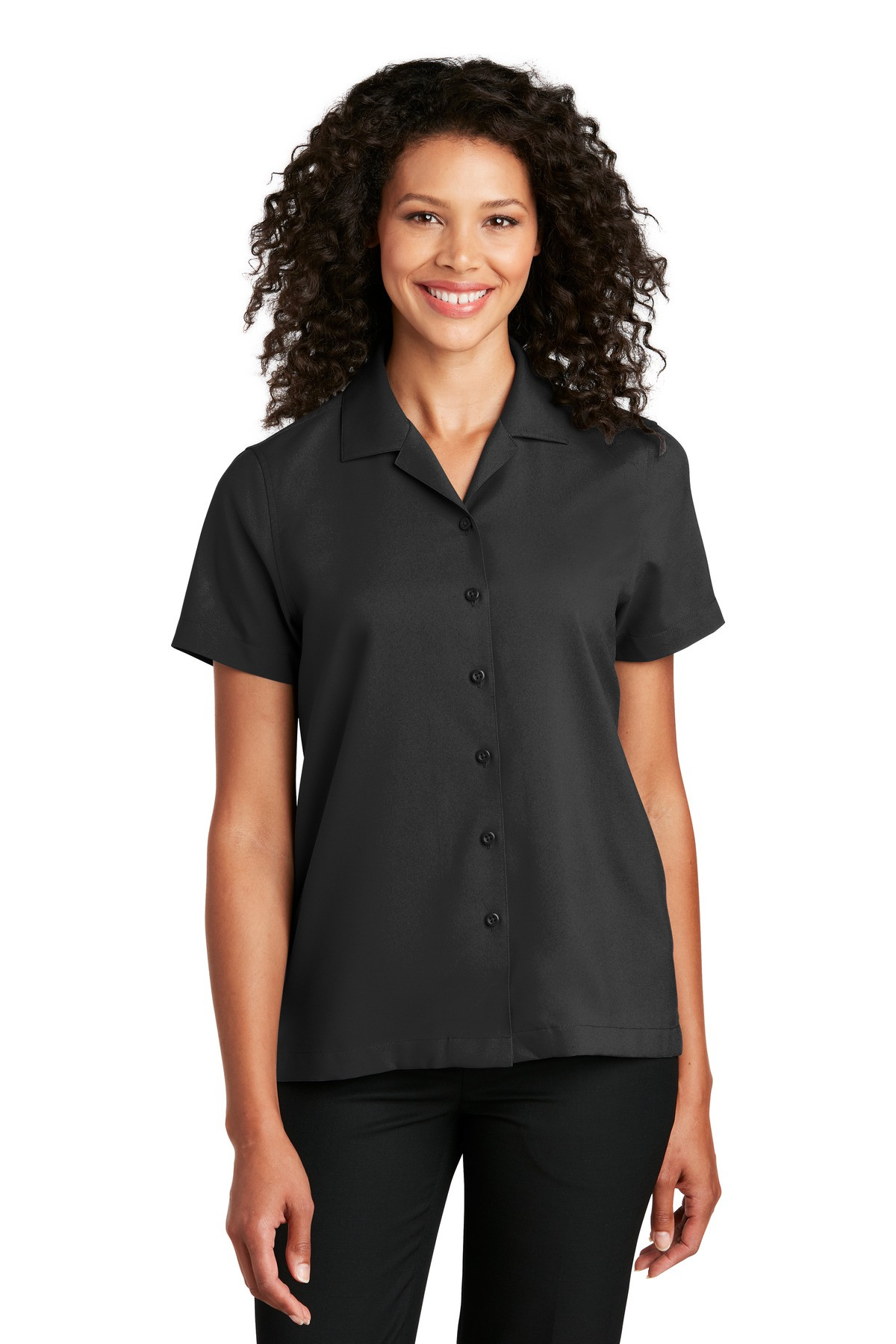Port-Authority-®--Women's-Short-Sleeve-Performance-Staff-Shirt-LW400-1