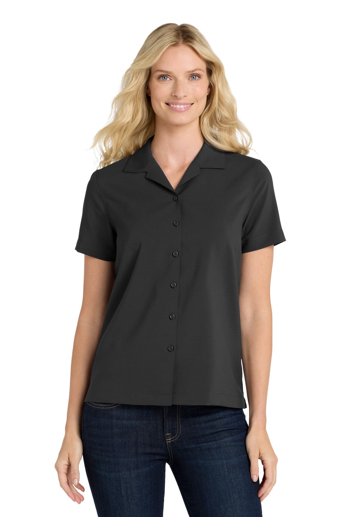 Port-Authority-®--Women's-Short-Sleeve-Performance-Staff-Shirt-LW400-33