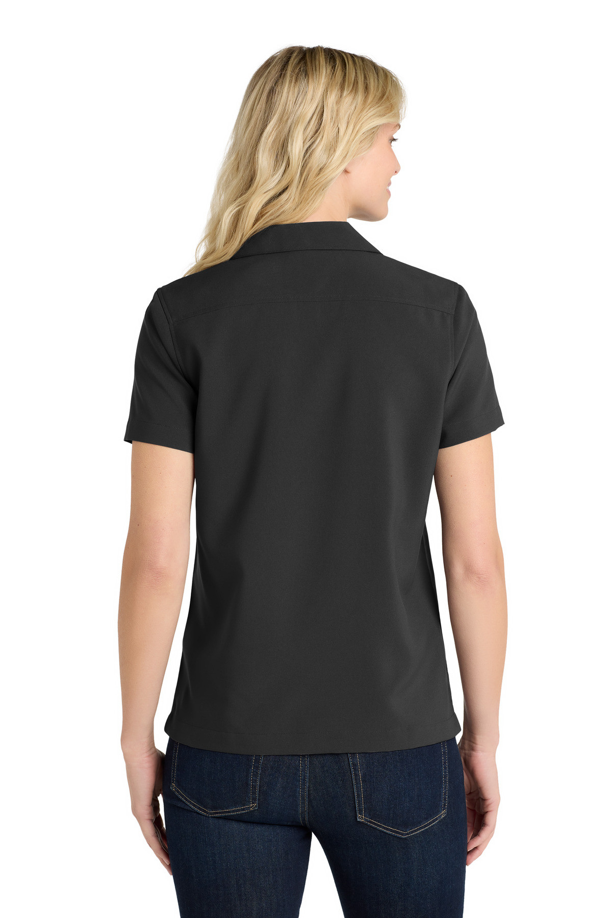 Port-Authority-®--Women's-Short-Sleeve-Performance-Staff-Shirt-LW400-34