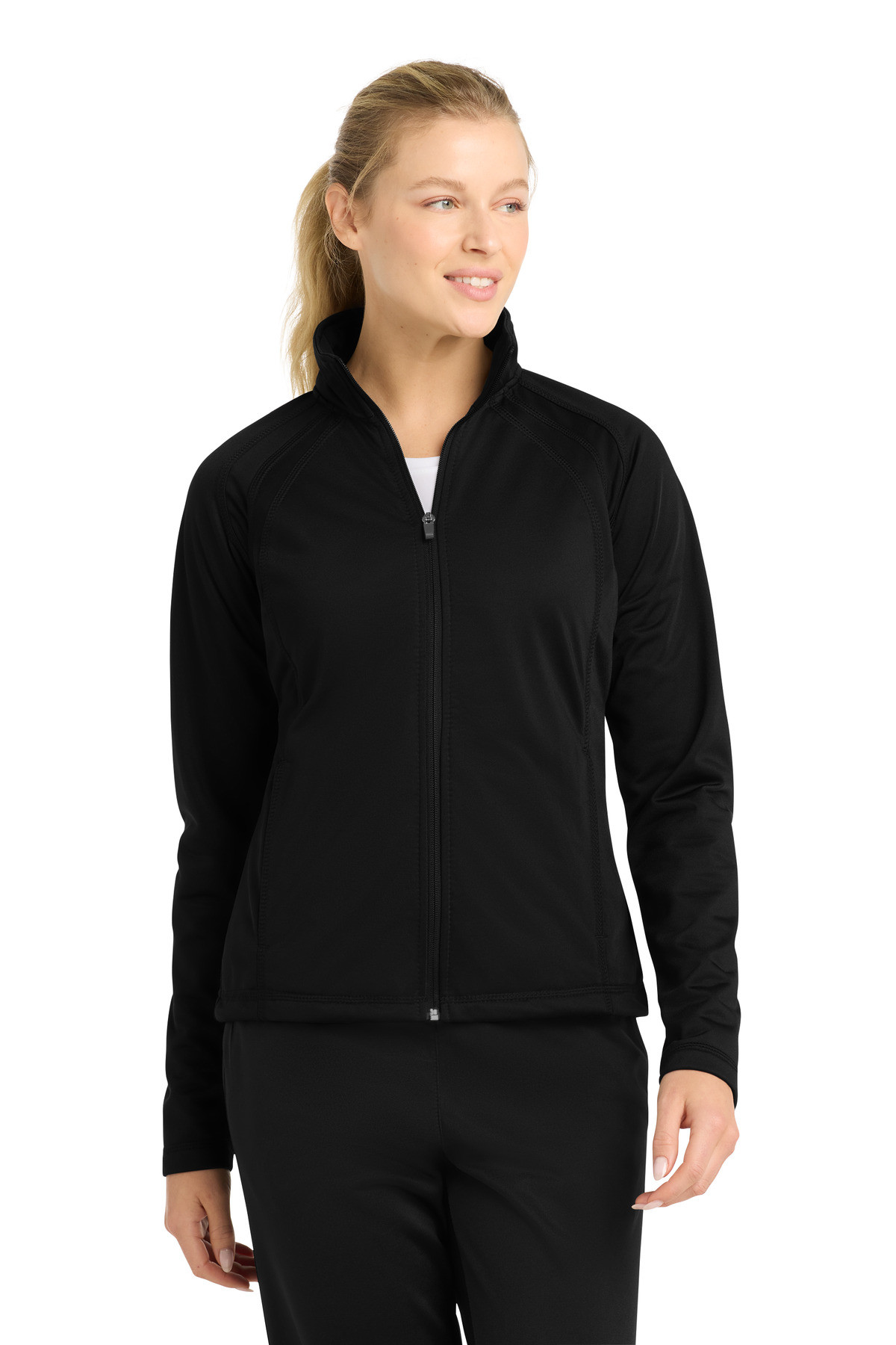 Sport-Tek-®--Women's-Tricot-Track-Jacket.-LST90-15
