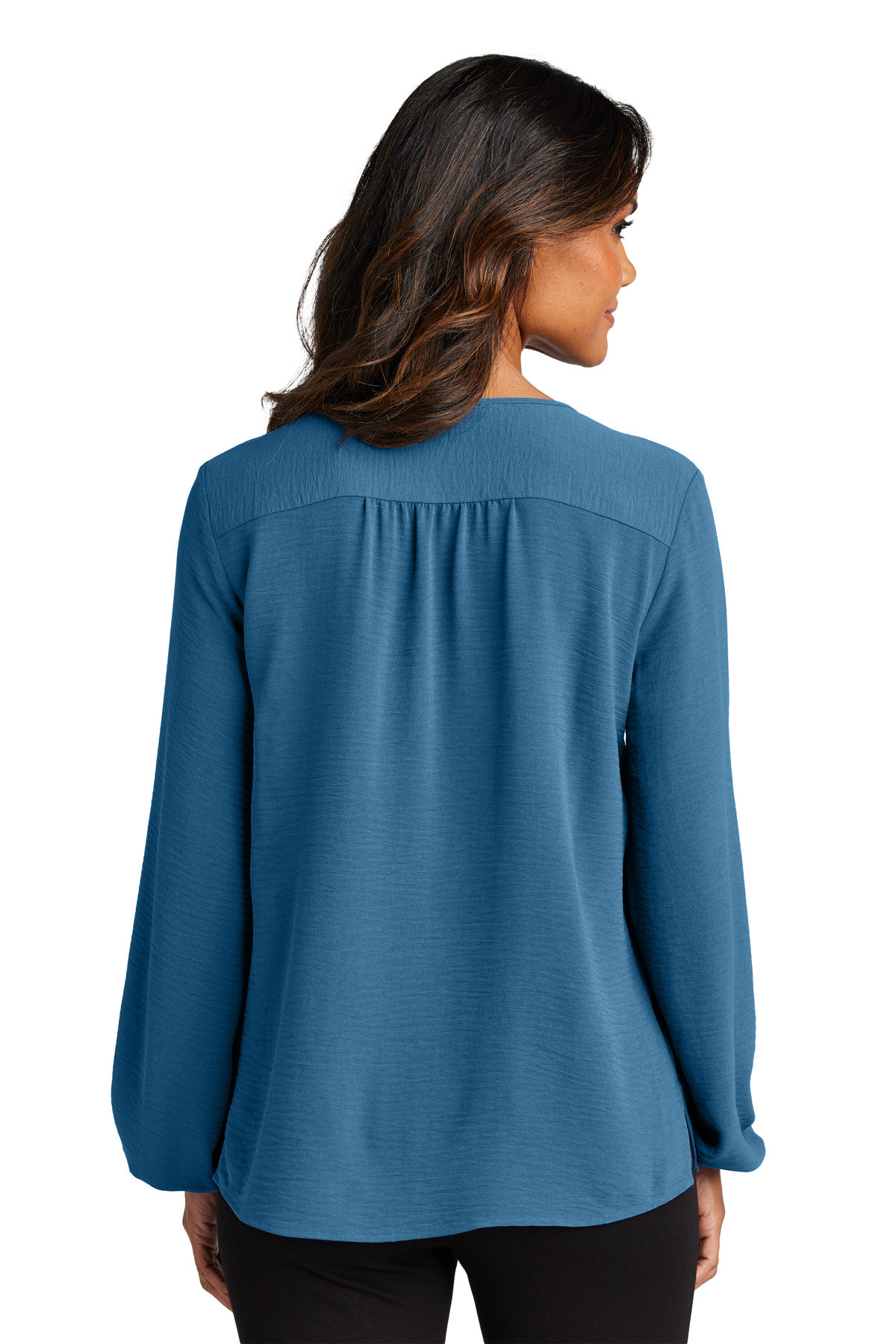 Port-Authority-®--Women's-Textured-Crepe-Blouse-LW714-2
