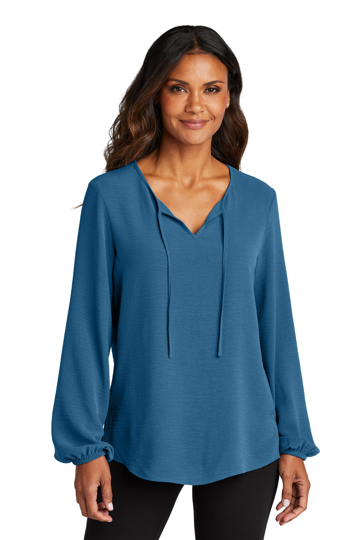 Port-Authority-®--Women's-Textured-Crepe-Blouse-LW714-24