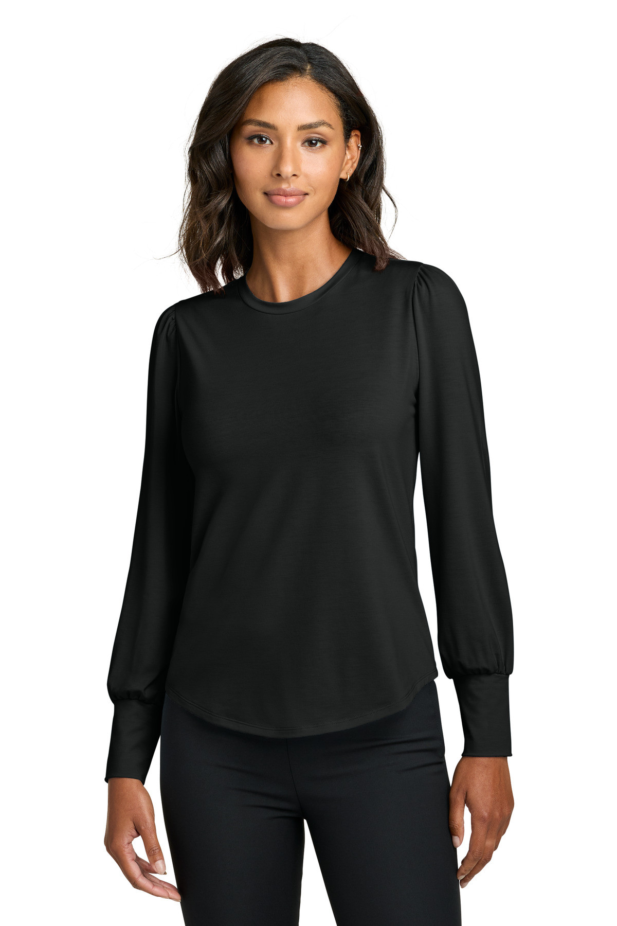 Mercer+Mettle-®--Women's-Stretch-Jersey-Long-Sleeve-Blouson-Top-MM1019-18