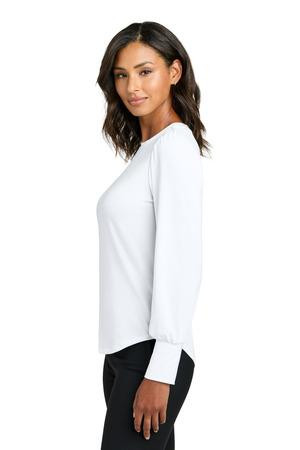 Mercer+Mettle ®  Women's Stretch Jersey Long Sleeve Blouson Top MM1019