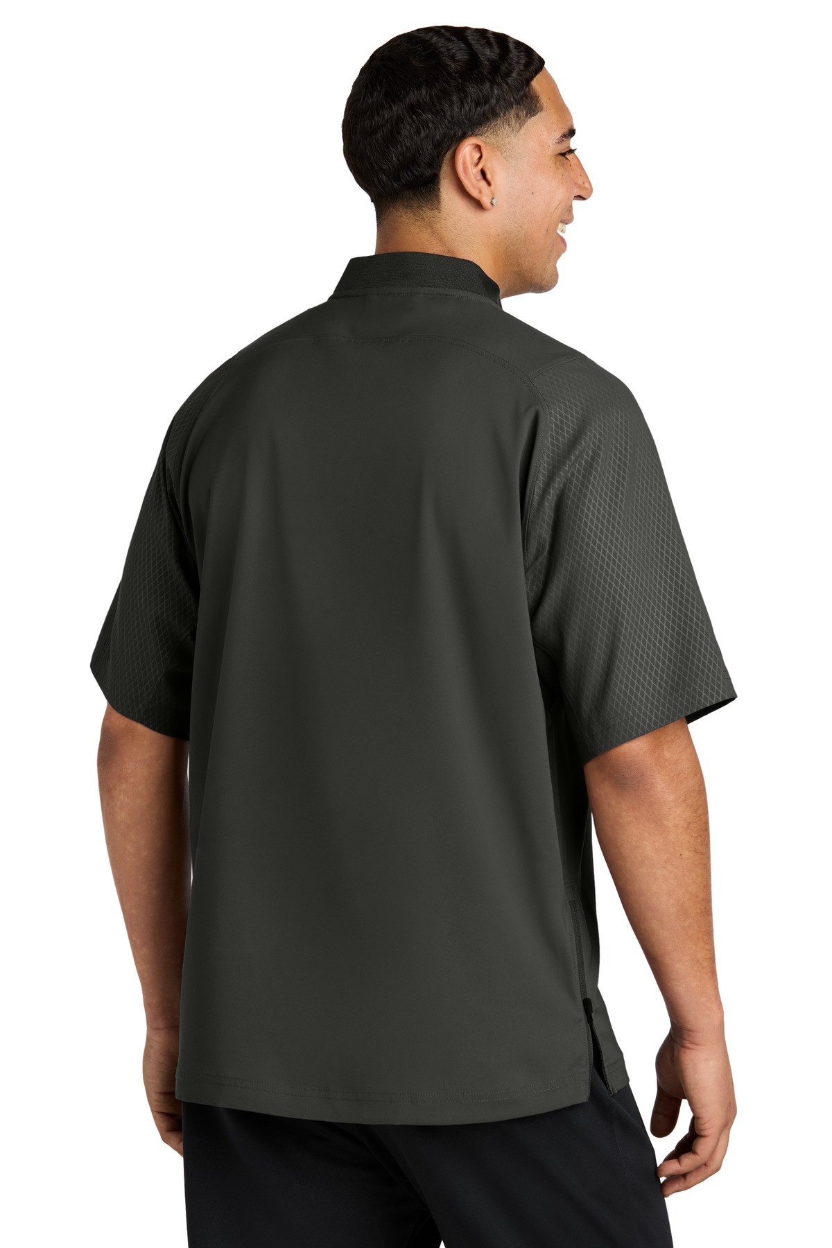 New-Era--®--Cage-Short-Sleeve-1/4-Zip-Jacket.-NEA600-35