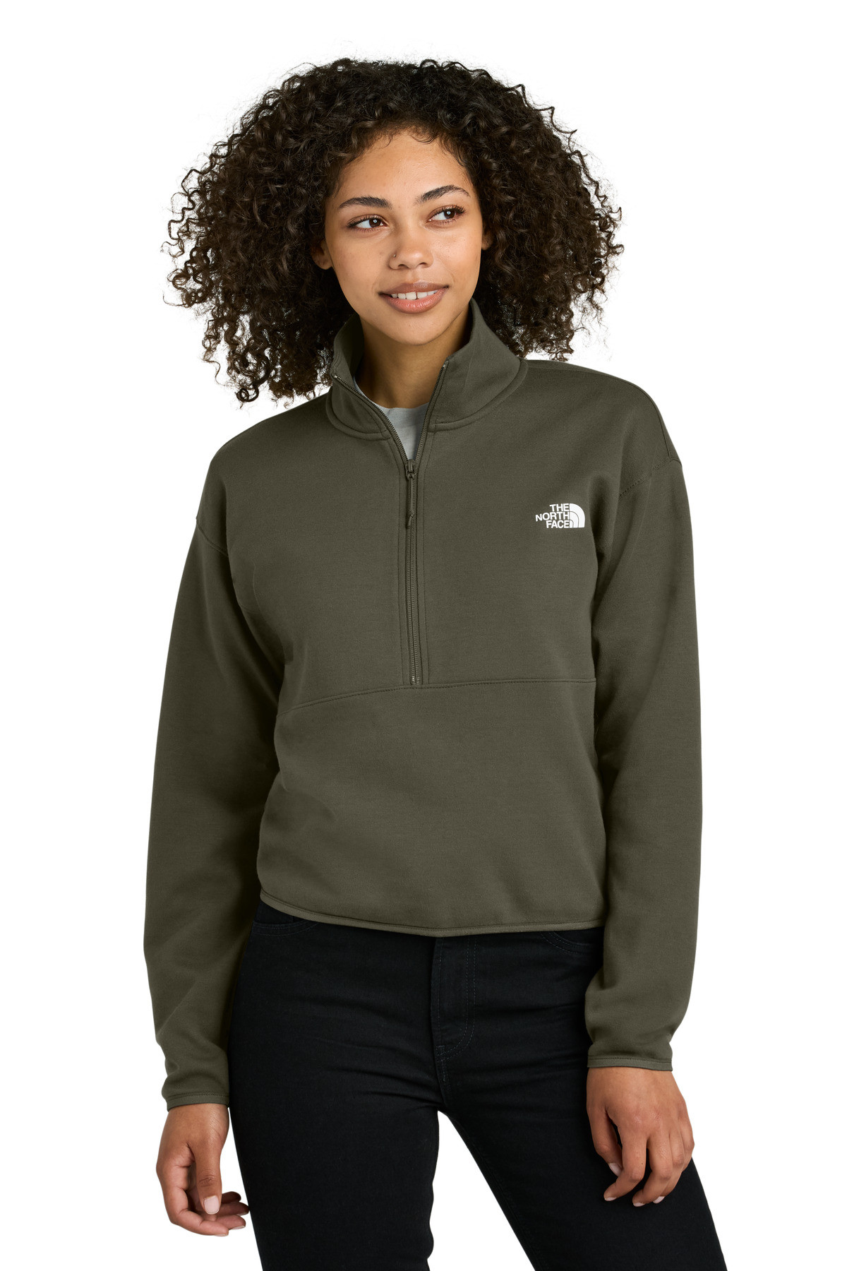 The-North-Face-®--Women's-Double-Knit-1/2-Zip-Fleece-NF0A8C5H-4