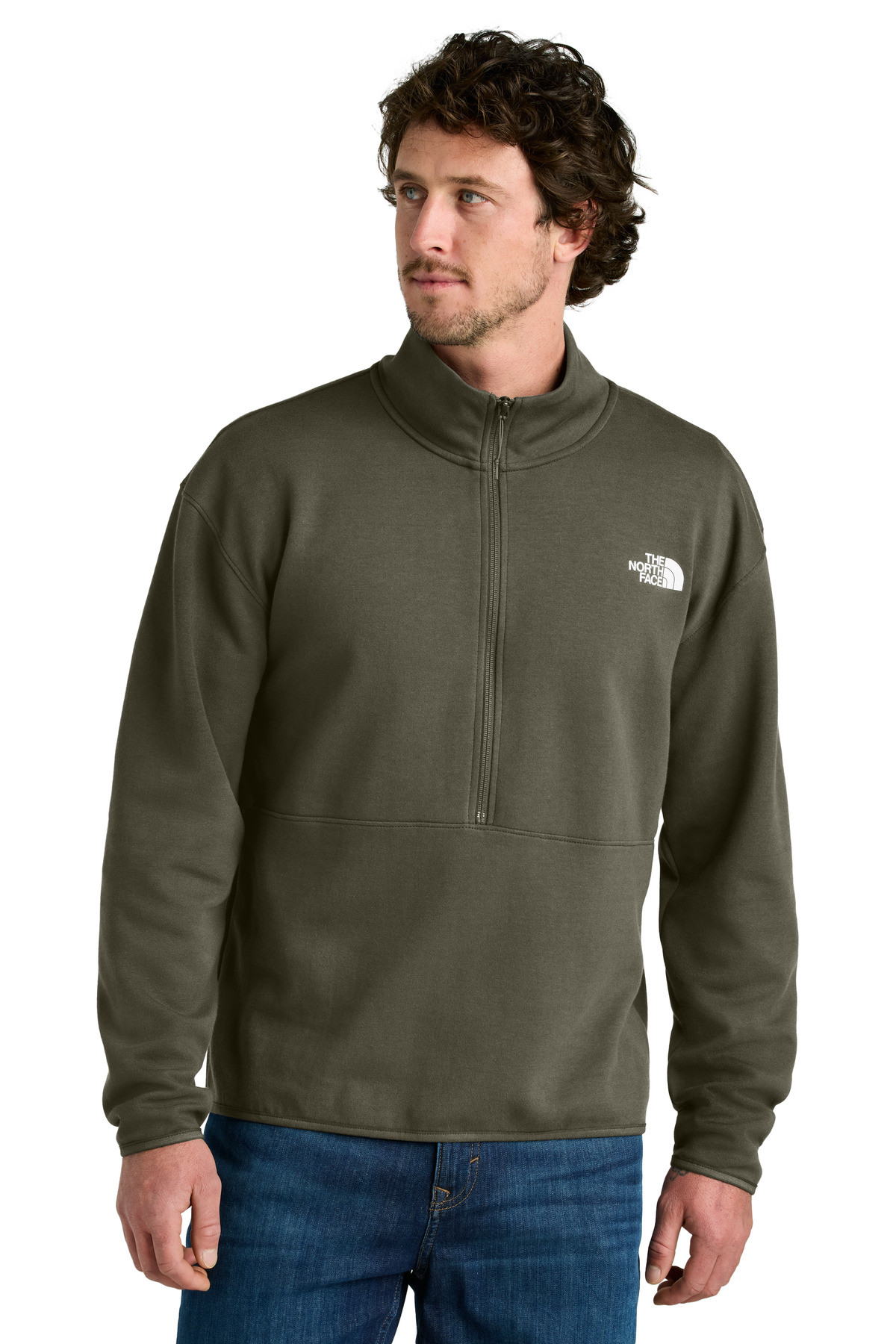The-North-Face-®--Double-Knit-1/2-Zip-Fleece-NF0A8C5G-49