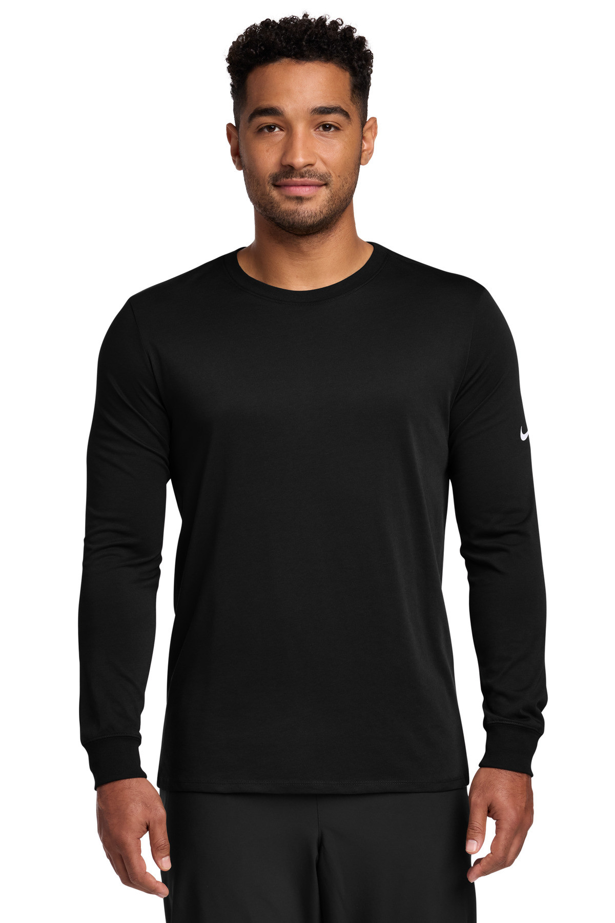 Nike-Dri-FIT-Cotton/Poly-Long-Sleeve-Tee.-NKBQ5230-23
