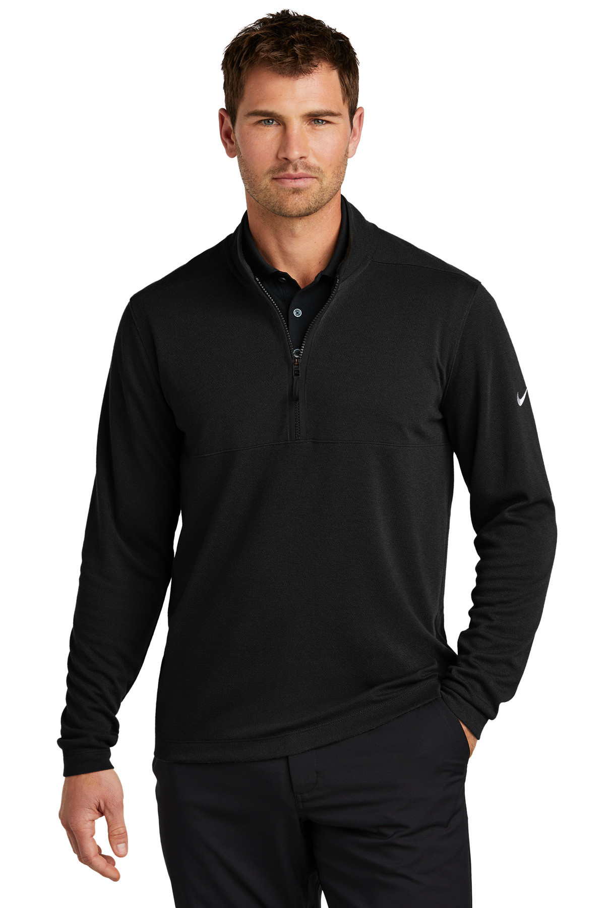 Nike-Textured-1/2-Zip-Cover-Up--NKDX6702-1