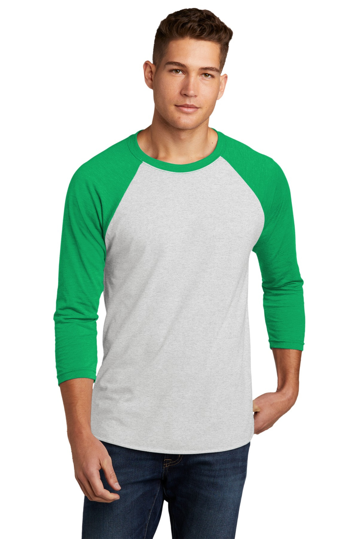 Next-Level-Apparel-®----Adult-Tri-Blend-3/4-Sleeve-Raglan-Tee.-NL6051-44