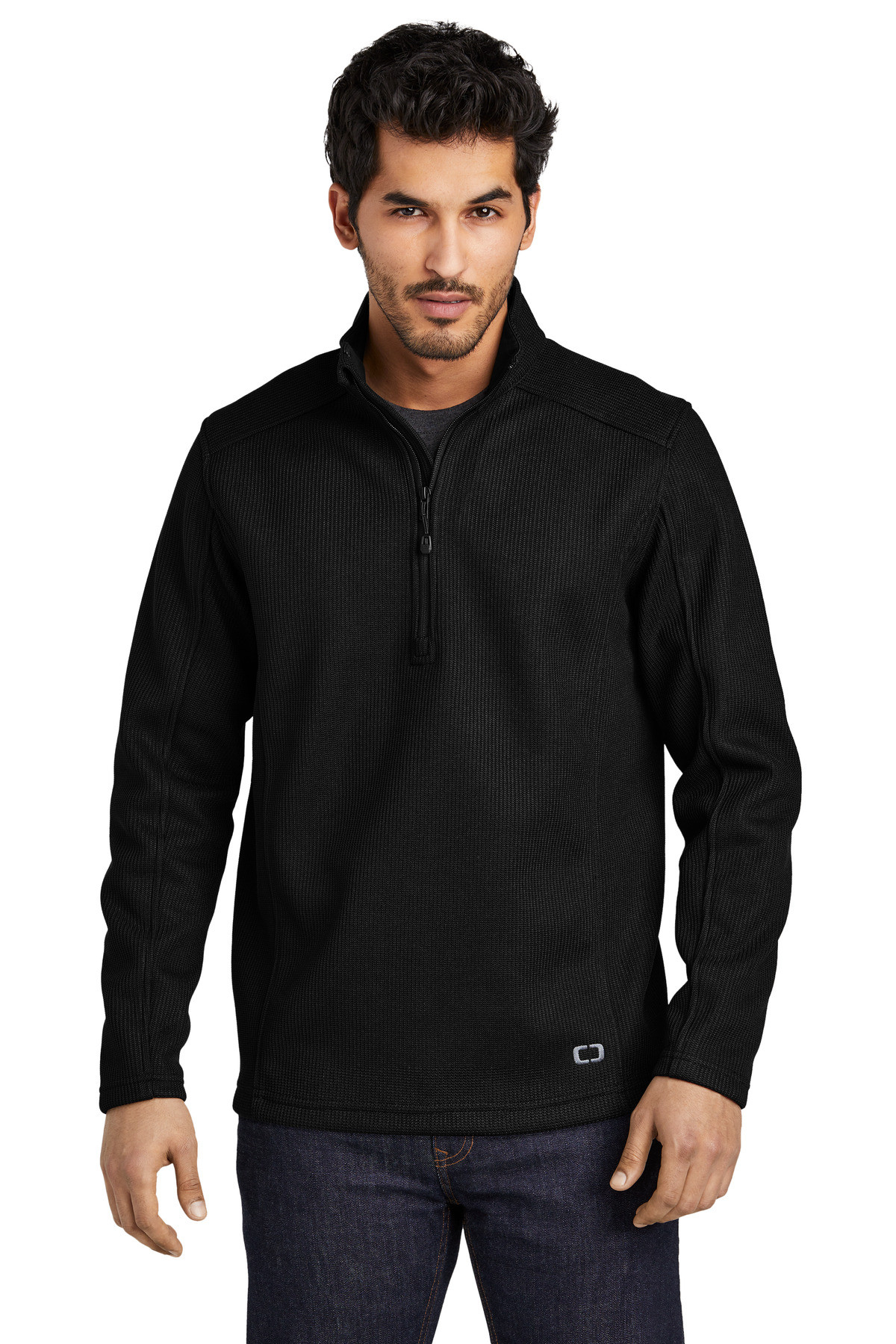 OGIO-®--Grit-Fleece-1/2-Zip-OG729-2