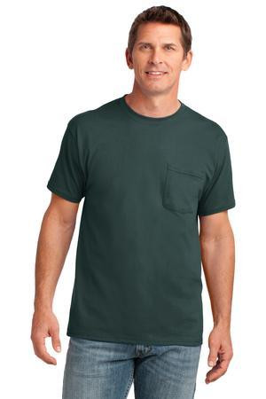 Port & Co   Core Cotton Pocket Tee. PC54P