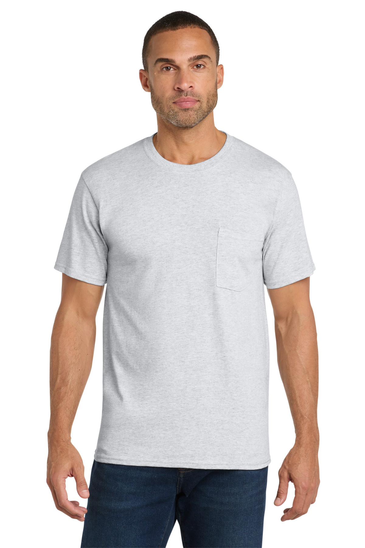 Port-&-Co-™--Core-Cotton-Pocket-Tee.-PC54P-1