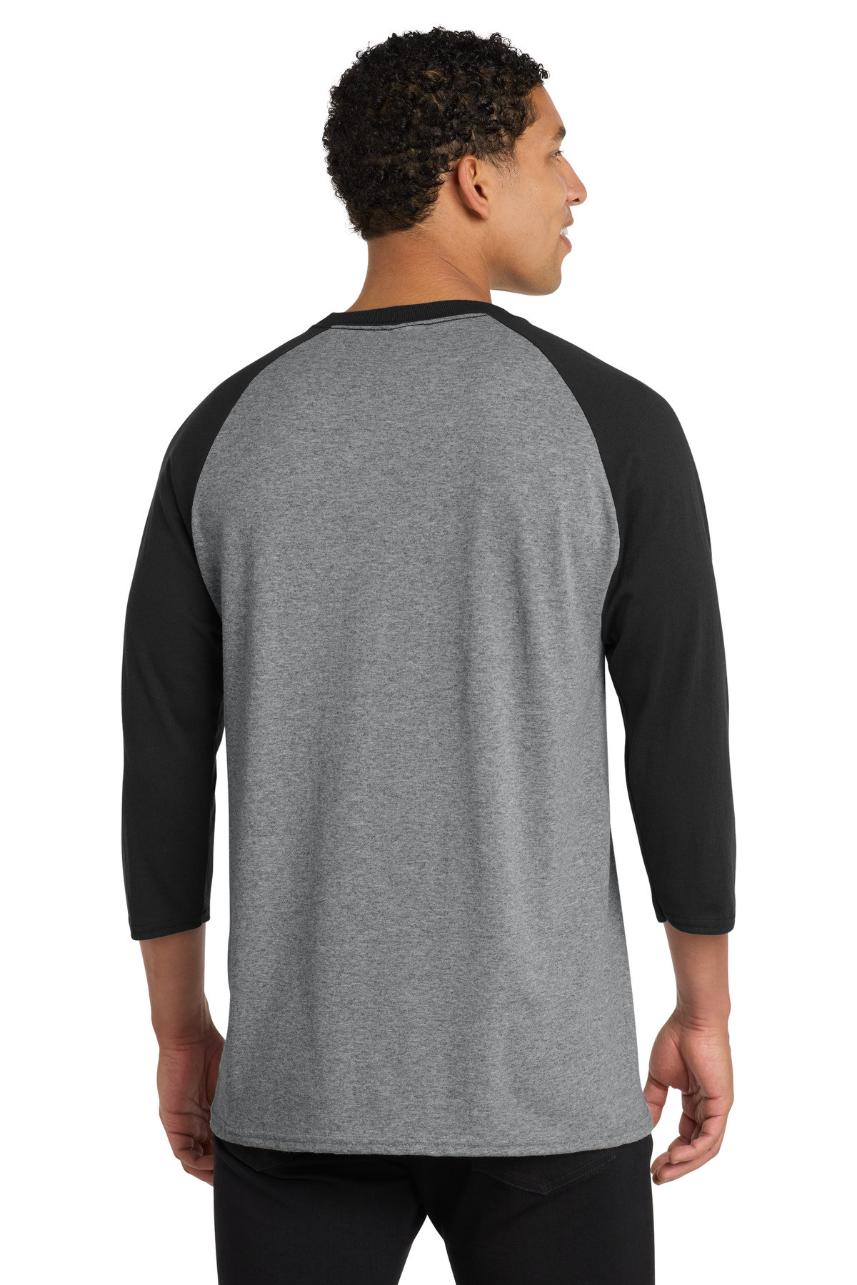 Port-&-Co-™--Core-Blend-3/4-Sleeve-Raglan-Tee.-PC55RS-50