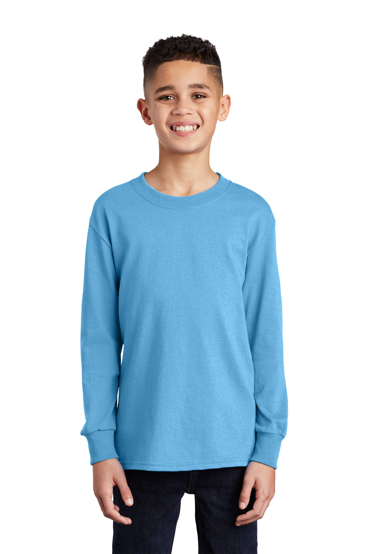 Port-&-Co---Youth-Long-Sleeve-Core-Cotton-Tee.-PC54YLS-1