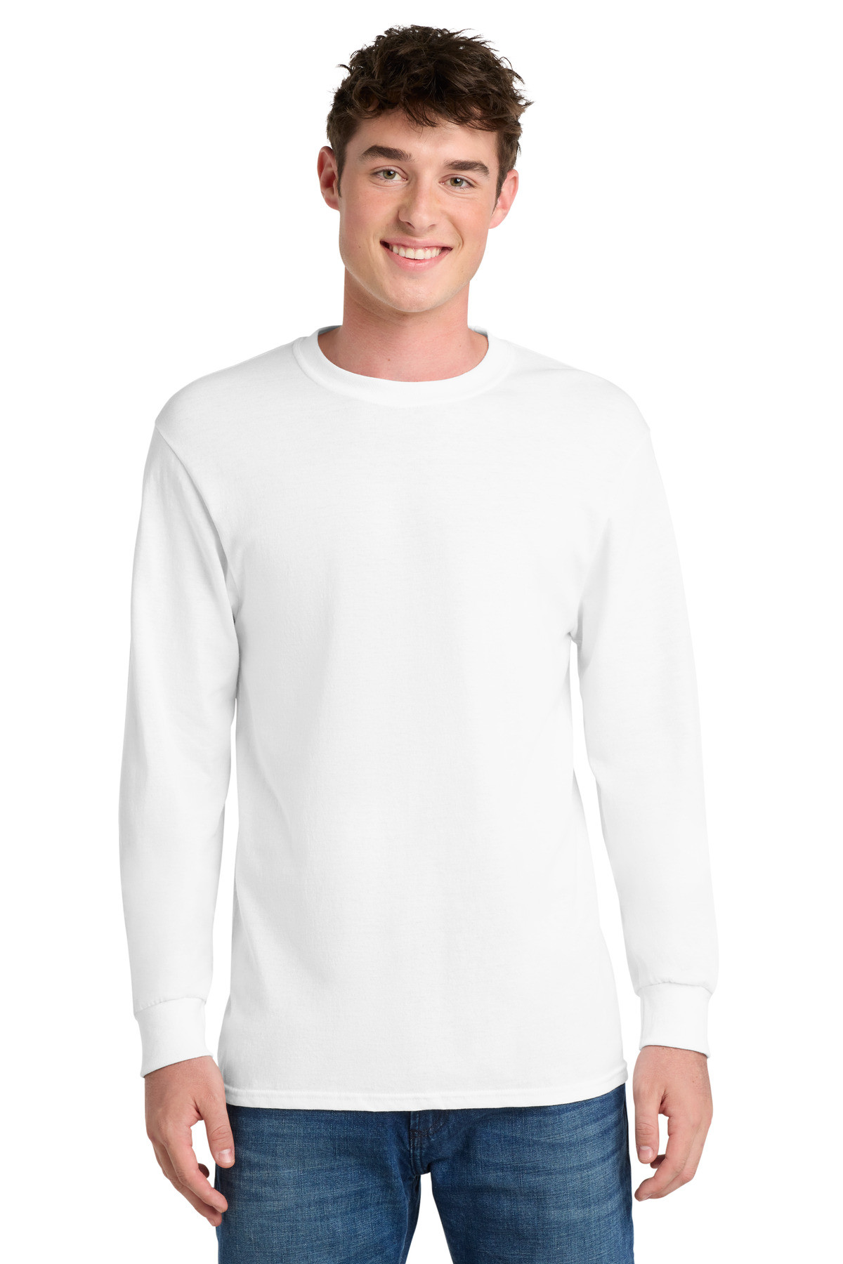 Port-&-Co-™--Tall-Long-Sleeve-Core-Blend-Tee.-PC55LST-7