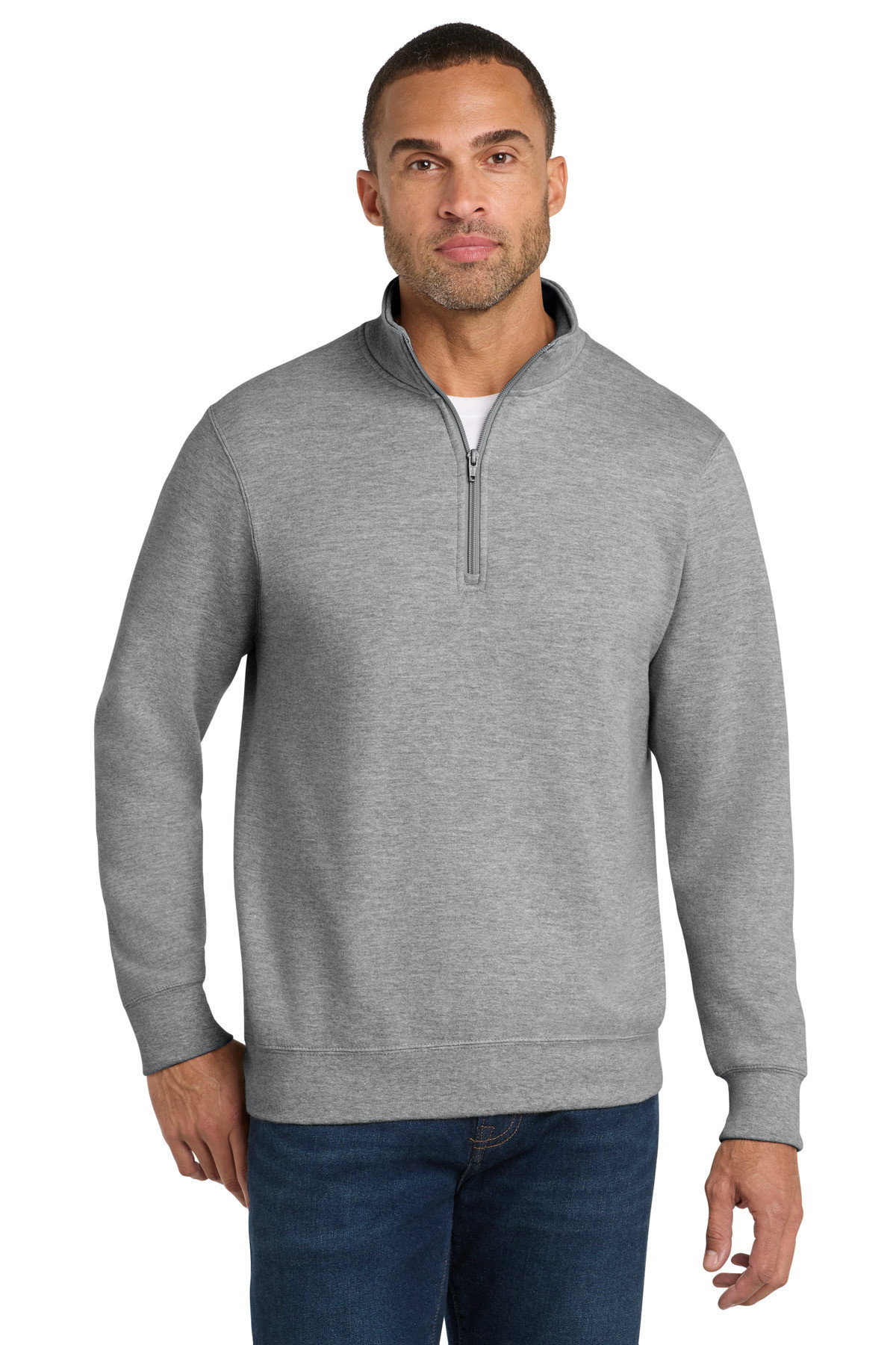 Port-&-Co-™--Fan-Favorite-Fleece-1/4-Zip-Pullover-Sweatshirt.-PC850Q-8