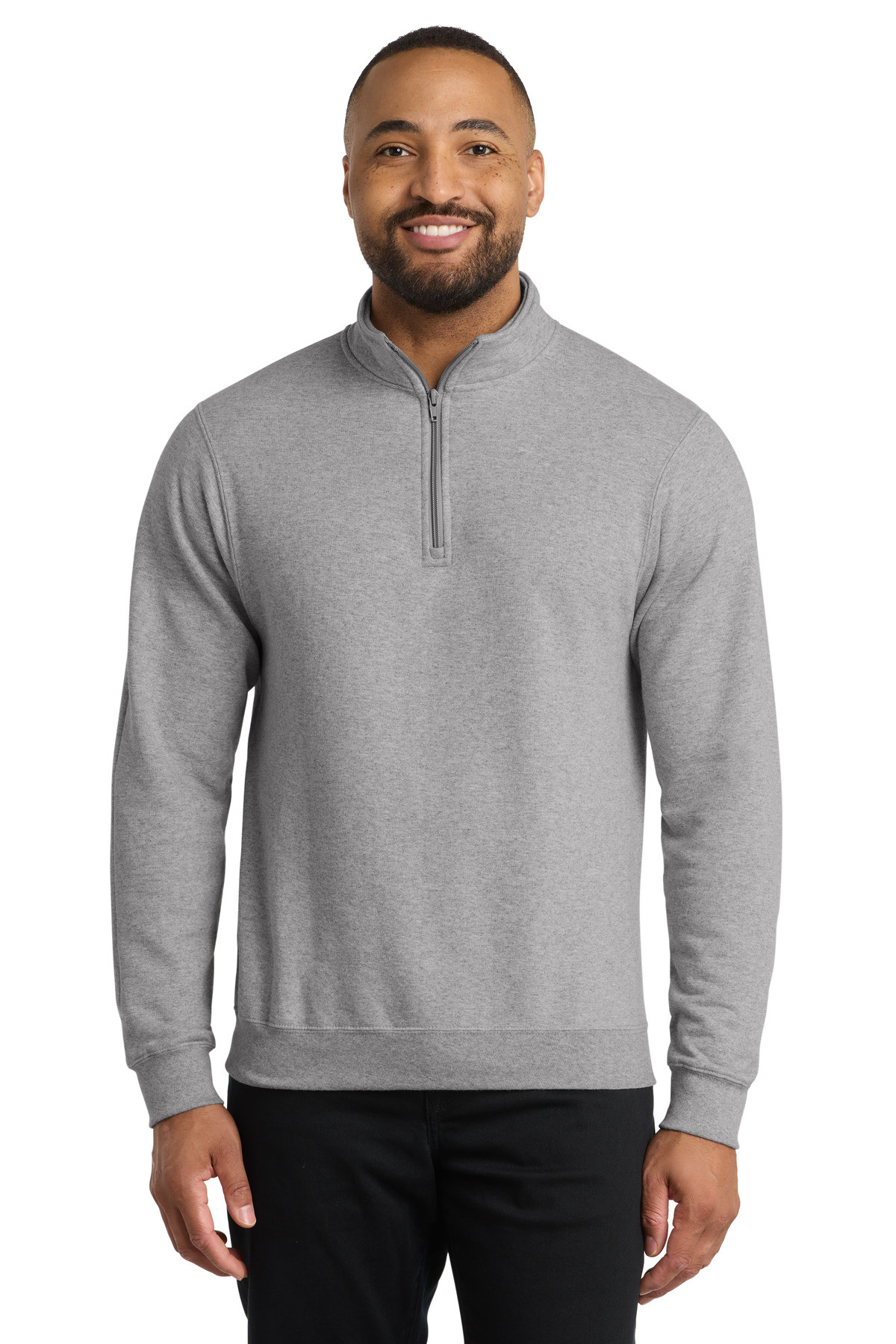 Port-&-Co-™--Core-Fleece-1/4-Zip-Pullover-Sweatshirt-PC78Q-2
