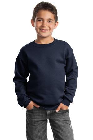 Port & Co   Youth Core Fleece Crewneck Sweatshirt.  PC90Y