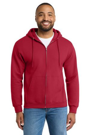 Port & Co   Essential Fleece Full-Zip Hooded Sweatshirt.  PC90ZH