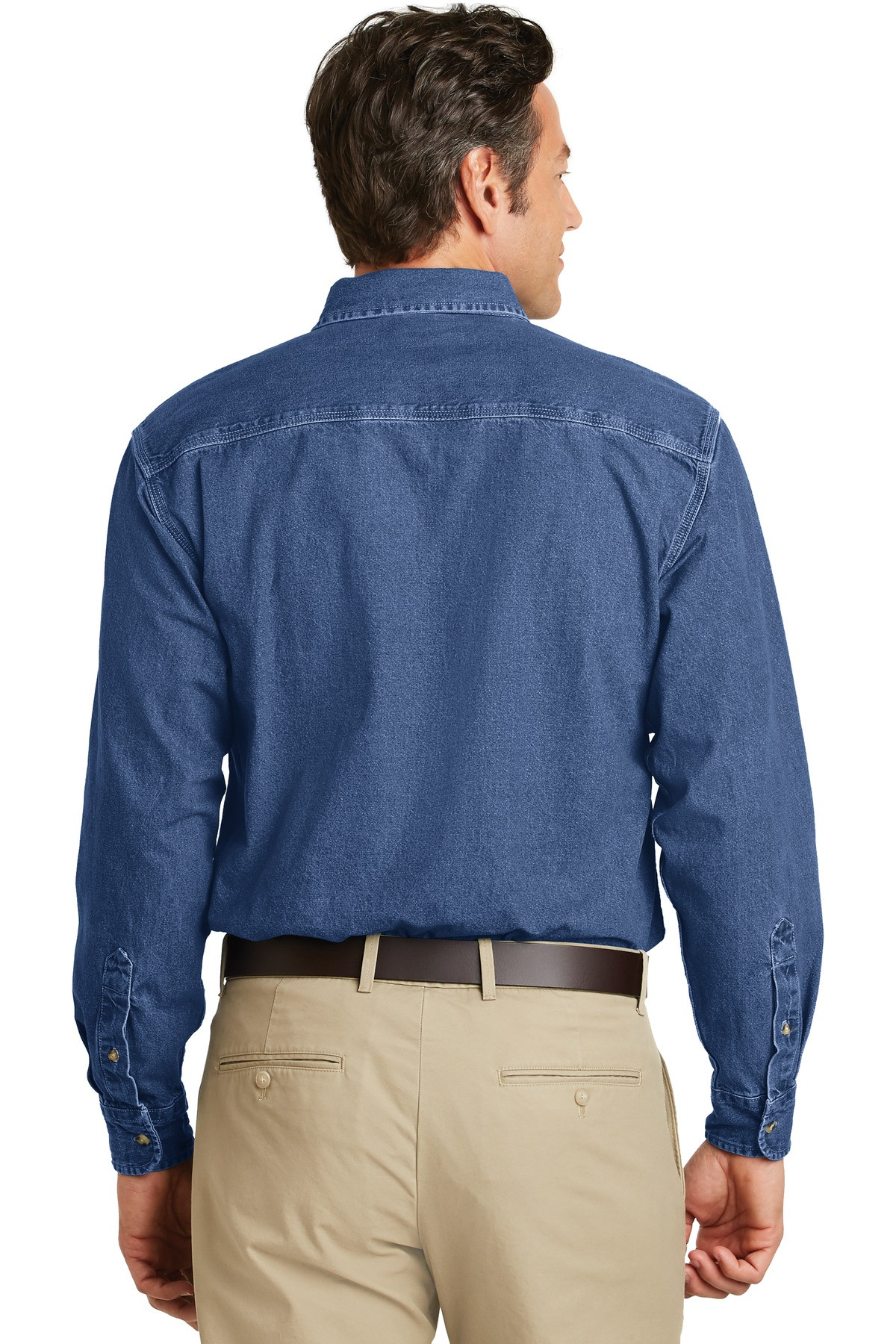 Port-Authority-®--Heavyweight-Denim-Shirt.-S100-42