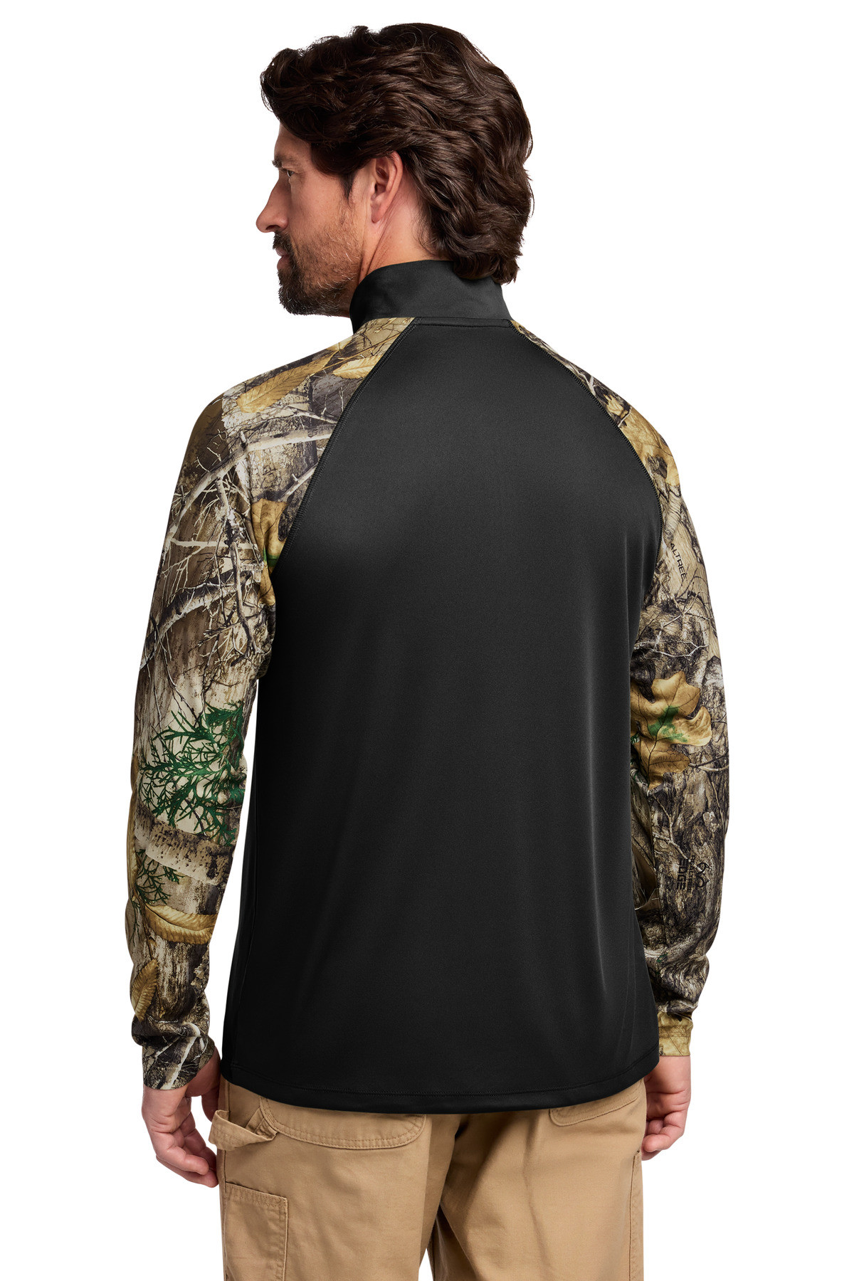 Russell-Outdoors-™--Realtree-®--Colorblock-Performance-1/4-Zip-RU152-1