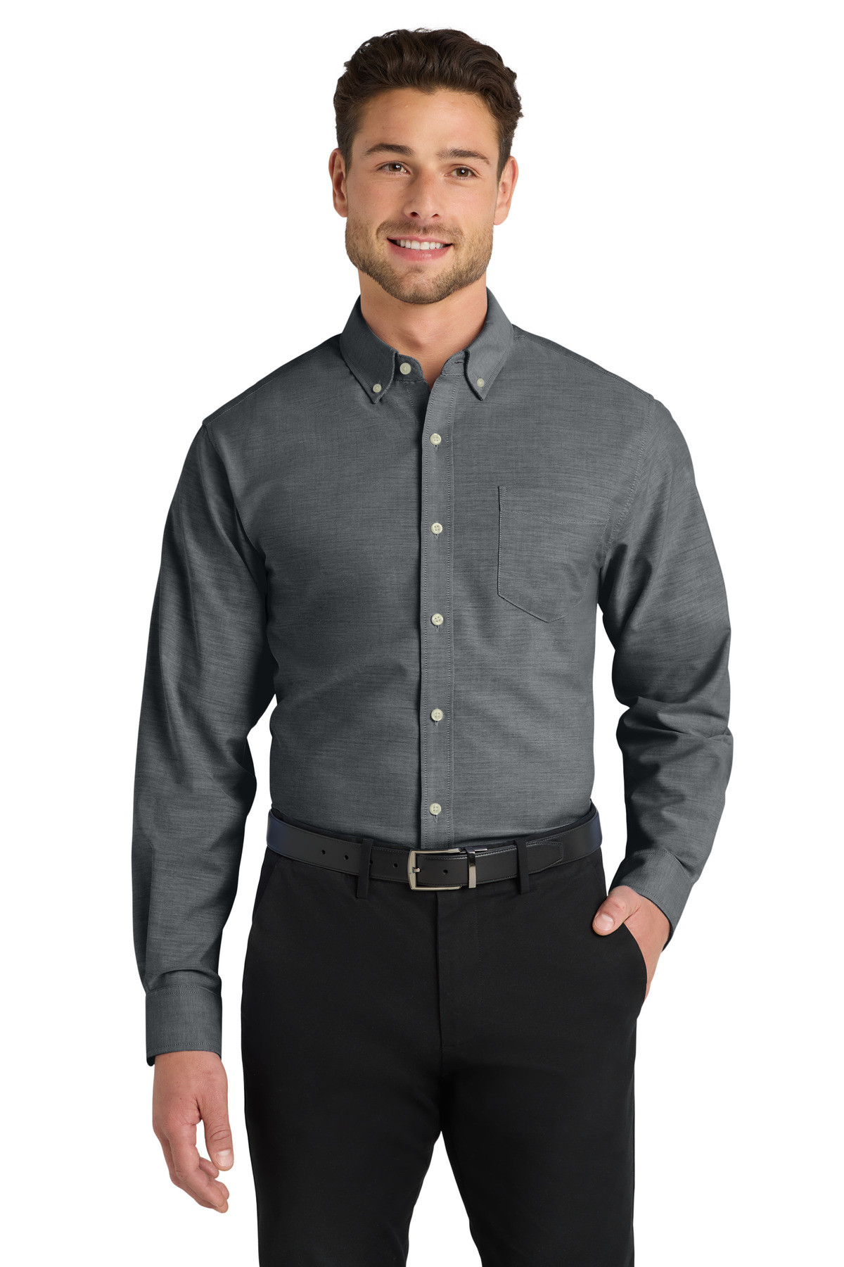 Port-Authority--®---Untucked-Fit-SuperPro----Oxford--S651-1
