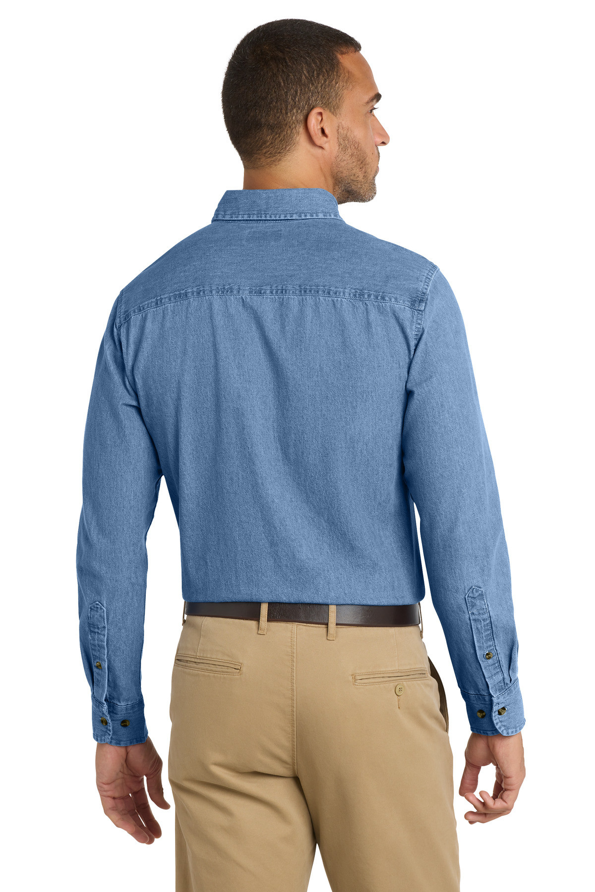 Port-&-Co-™--Long-Sleeve-Value-Denim-Shirt.-SP10-16