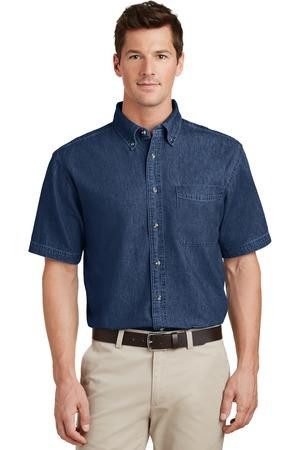Port & Co ™  Short Sleeve Value Denim Shirt. SP11
