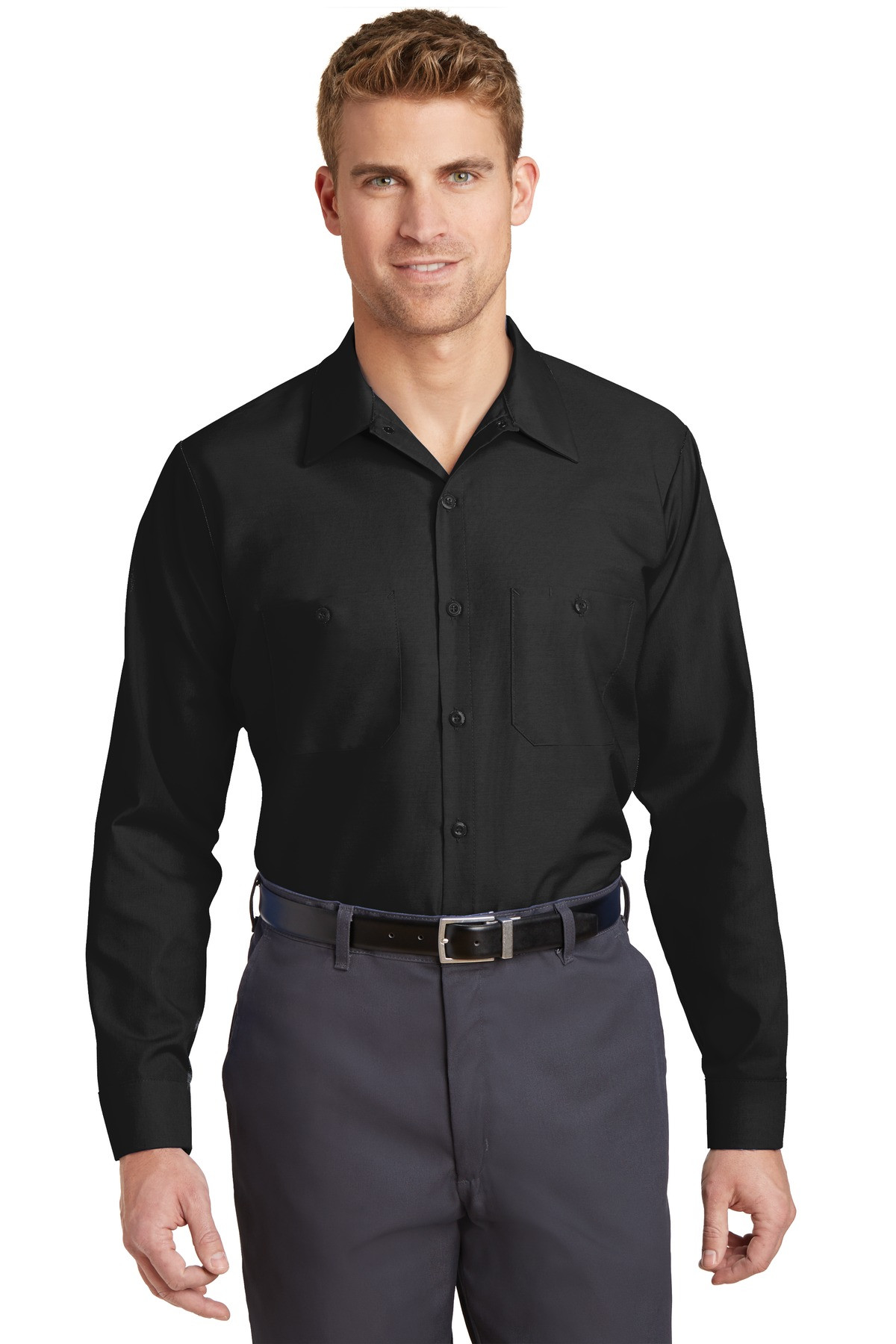 Red-Kap-®--Long-Size,-Long-Sleeve-Industrial-Work-Shirt.-SP14LONG-28