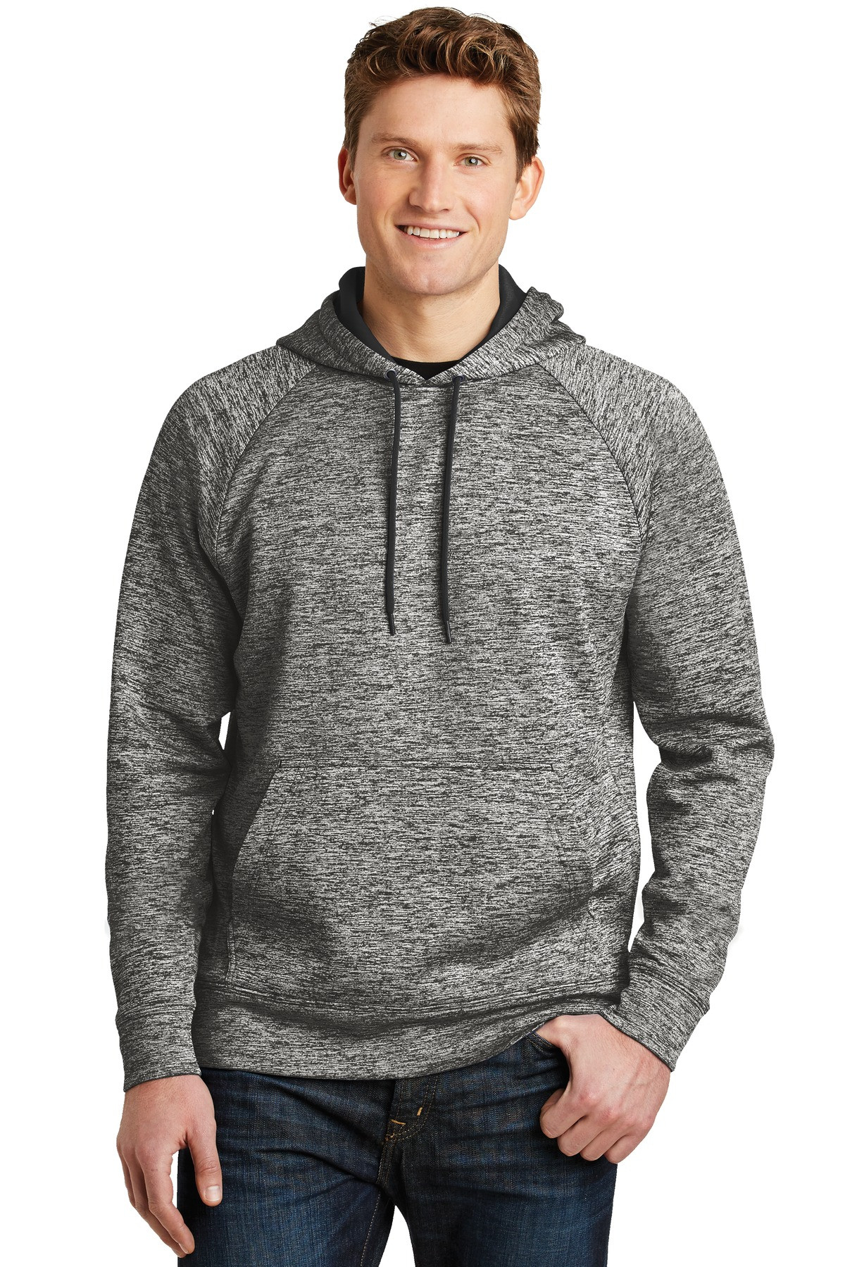 Tek-®--PosiCharge-®--Electric-Heather-Fleece-Hooded-Pullover.-ST225-1