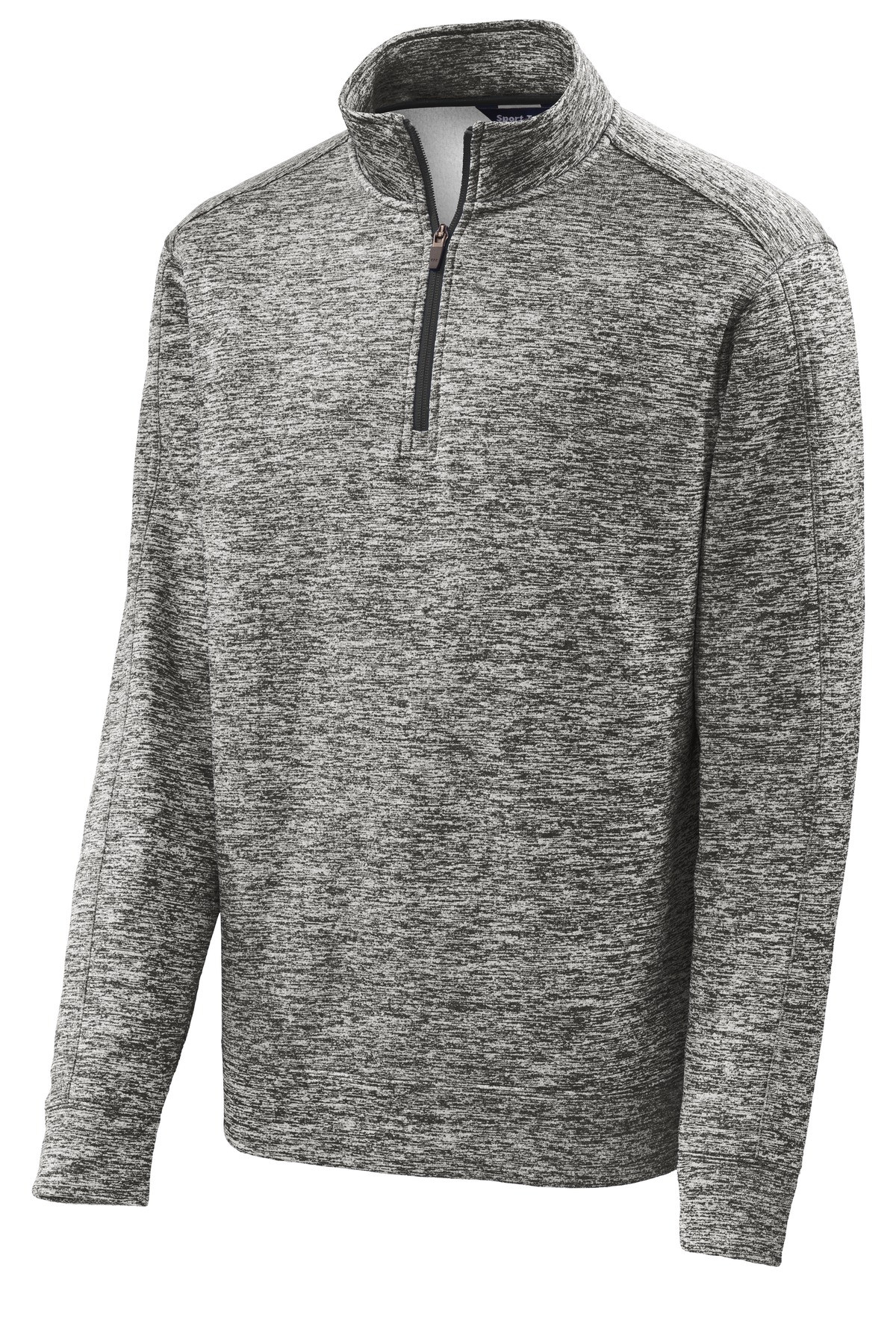 Tek-®--PosiCharge-®--Electric-Heather-Fleece-1/4-Zip-Pullover.-ST226-3
