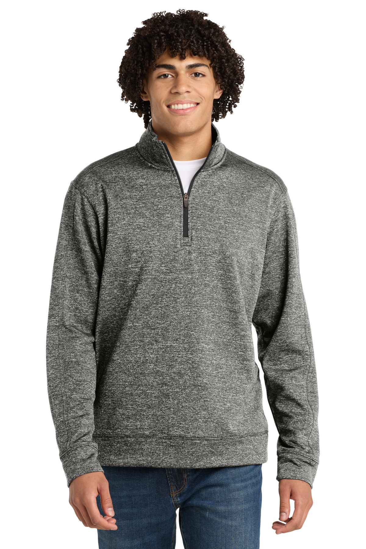 Sport-Tek-®--PosiCharge-®--Electric-Heather-Fleece-1/4-Zip-Pullover.-ST226-5