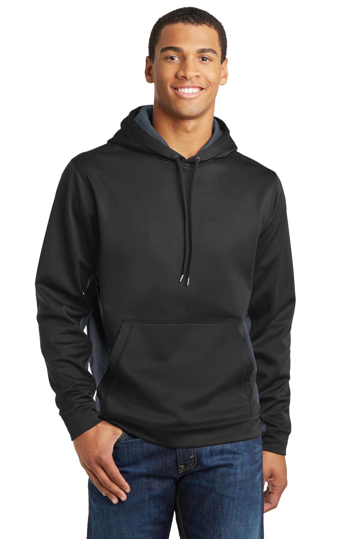 Tek-®--Sport-Wick-®--CamoHex-Fleece-Colorblock-Hooded-Pullover.-ST239-1
