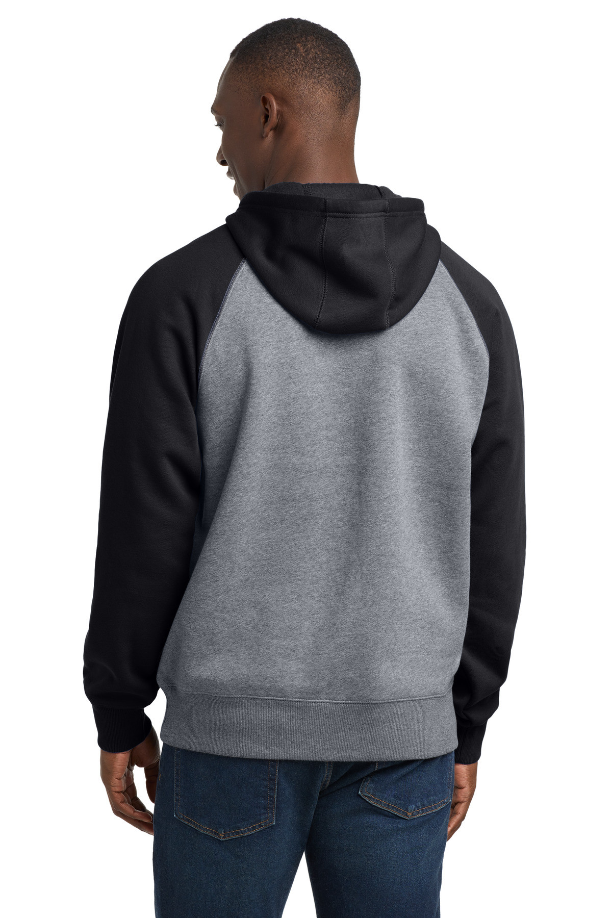 Sport-Tek-®--Raglan-Colorblock-Pullover-Hooded-Sweatshirt.-ST267-15