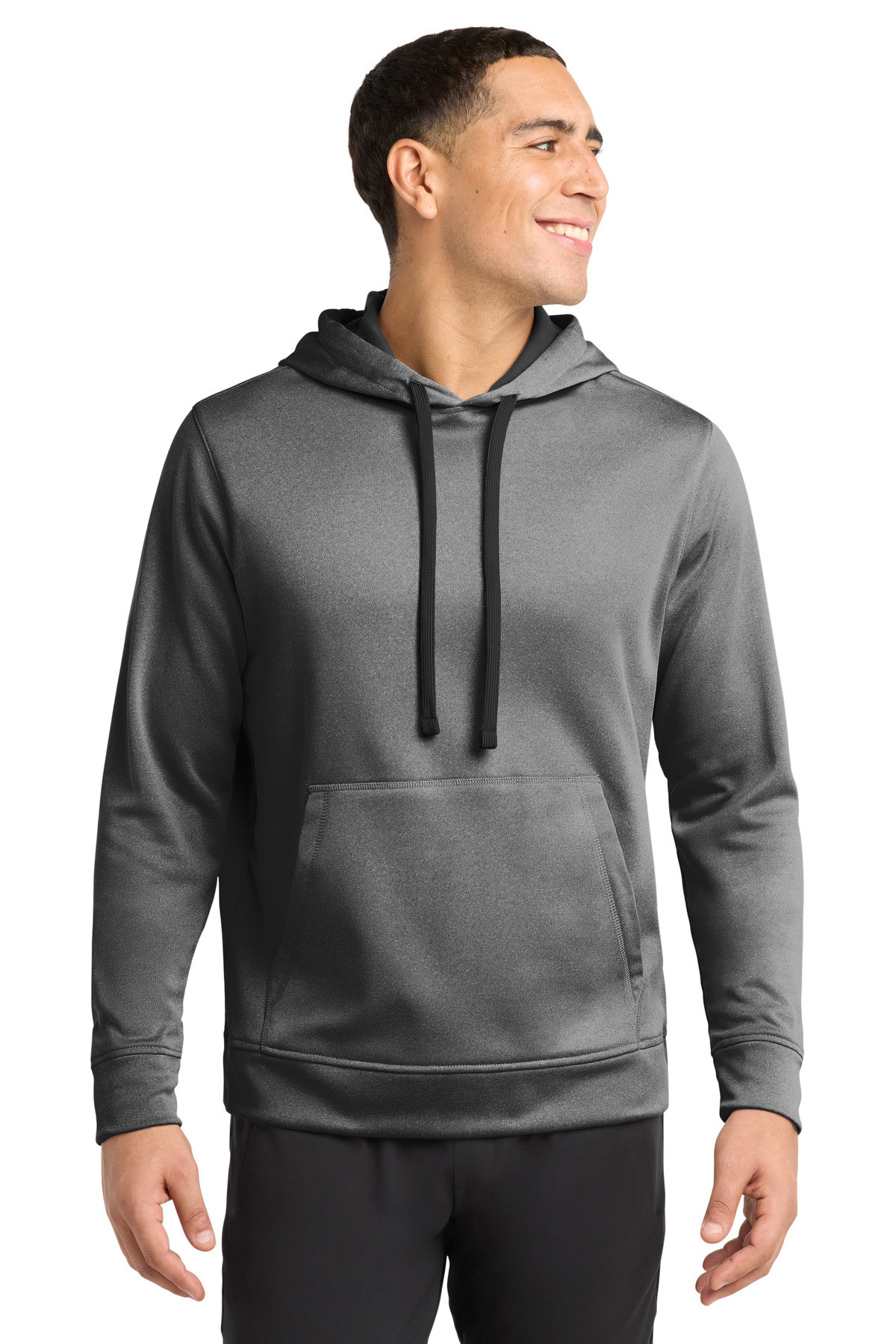 Sport-Tek--®--PosiCharge--®--Sport-Wick--®--Heather-Fleece-Hooded-Pullover.-ST264-41