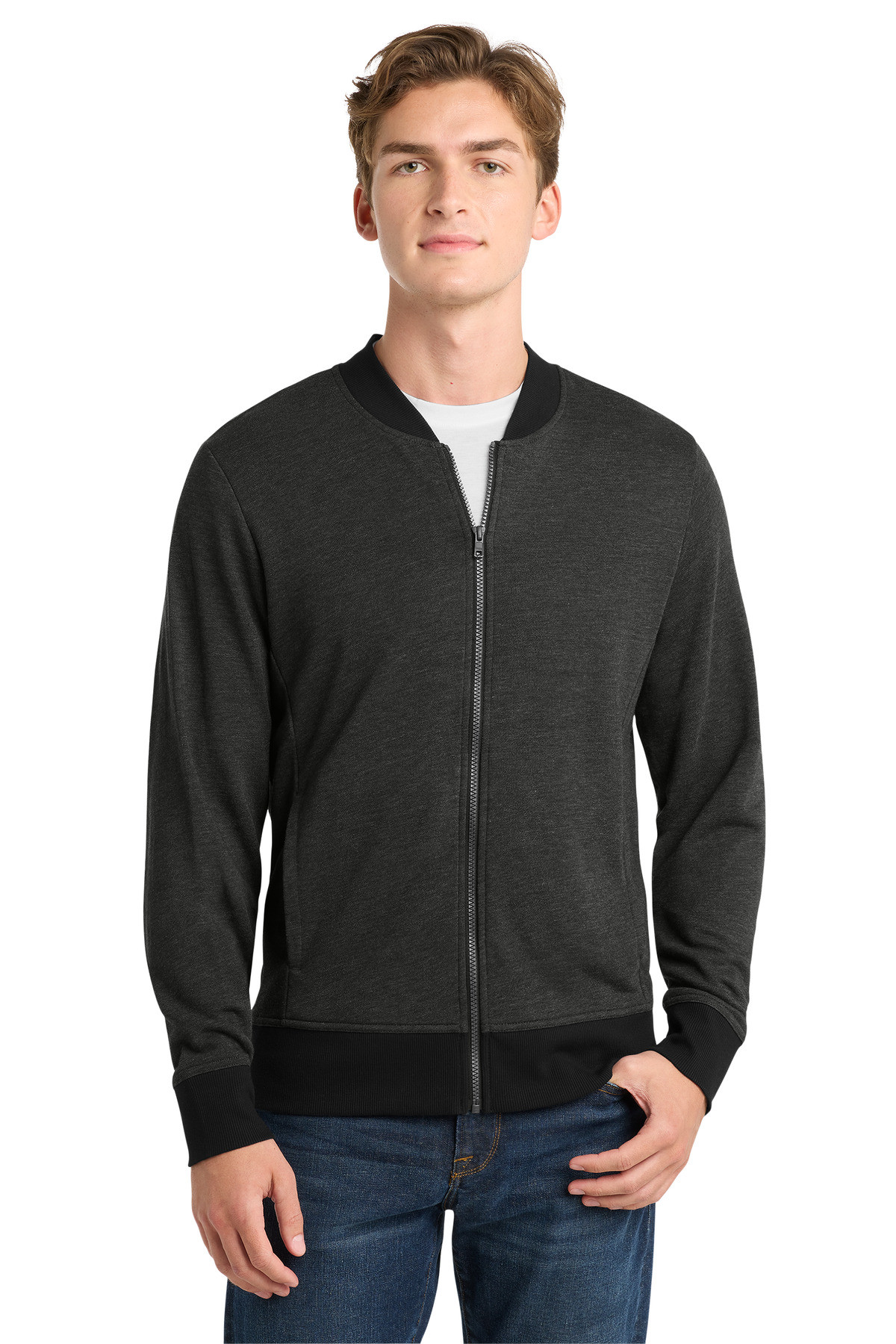 Sport-Tek--®--Lightweight-French-Terry-Bomber.-ST274-1