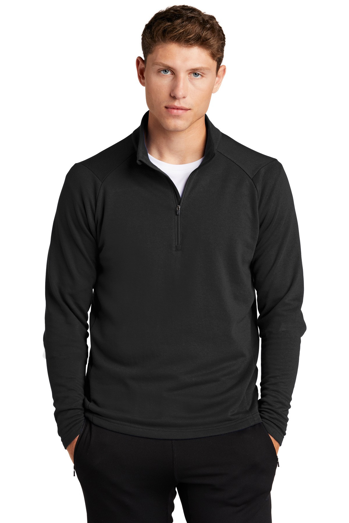 Tek--®--Lightweight-French-Terry-1/4-Zip-Pullover.-ST273-1
