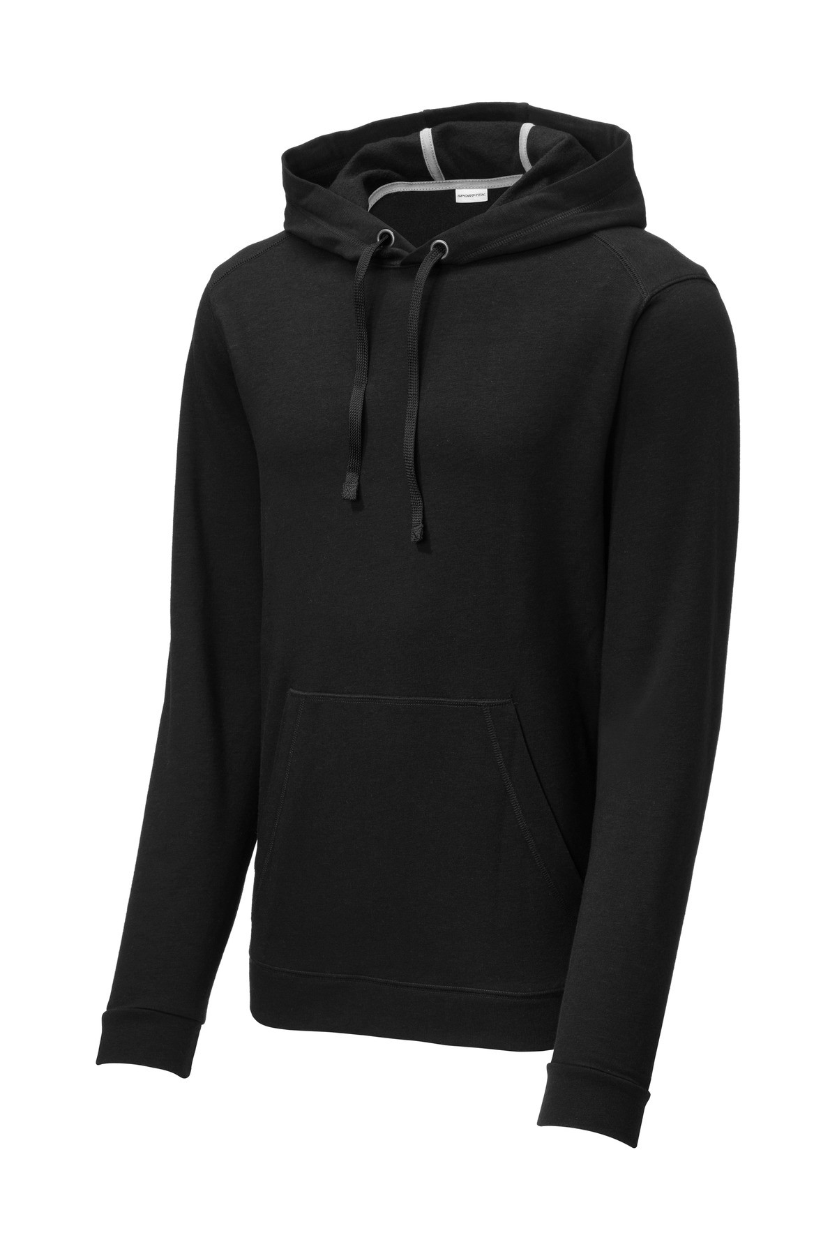 Tek--®--PosiCharge--®--Tri-Blend-Wicking-Fleece-Hooded-Pullover.-ST296-3