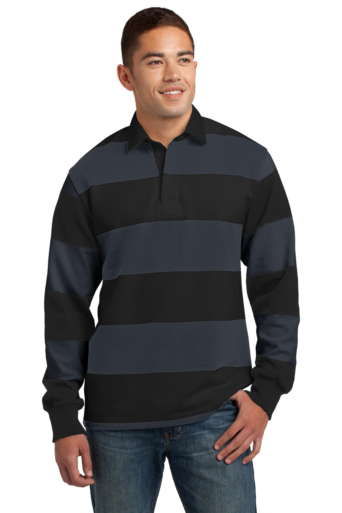 Tek-®--Classic-Long-Sleeve-Rugby-Polo.-ST301-1